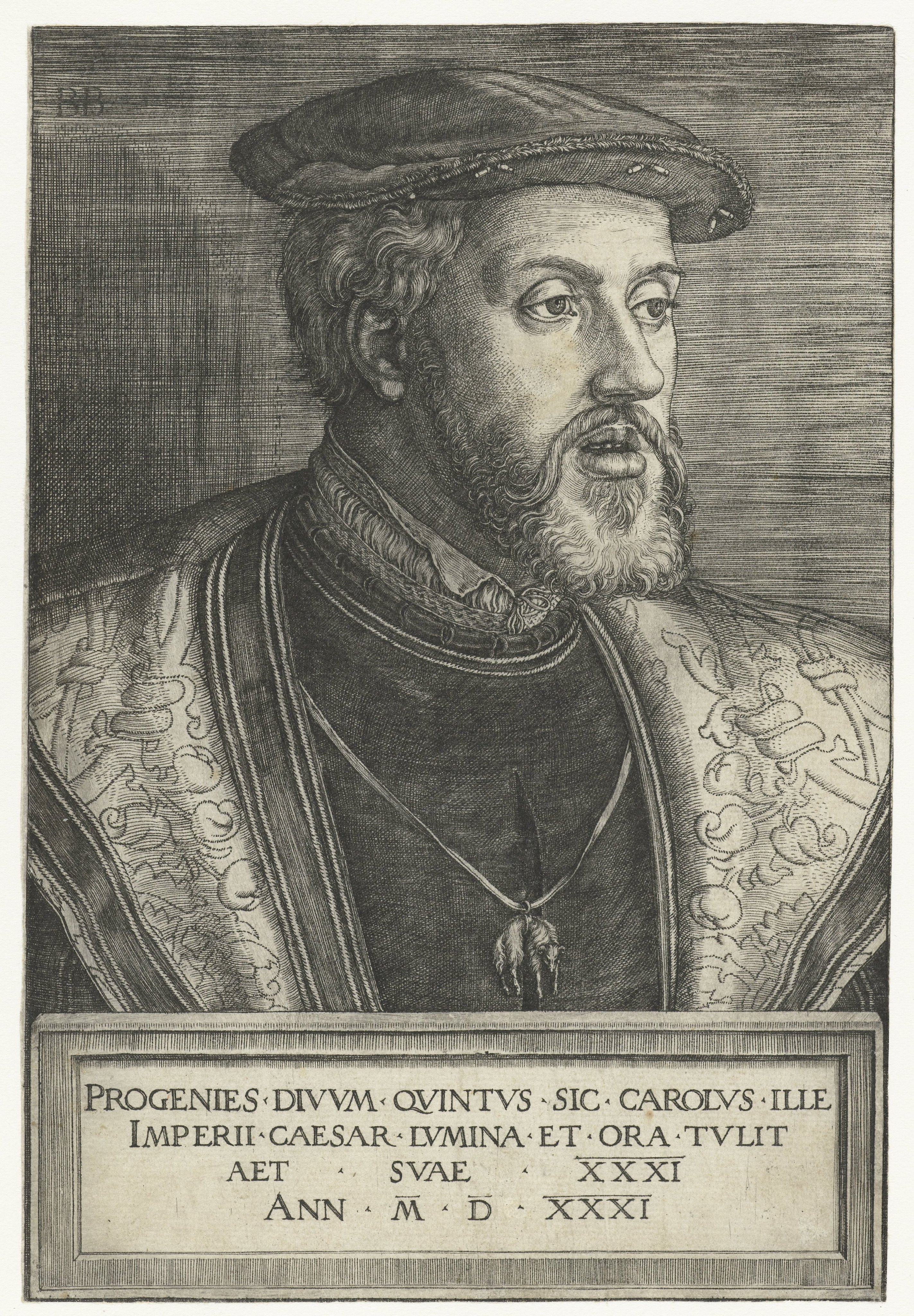 Portret van keizer Karel V
