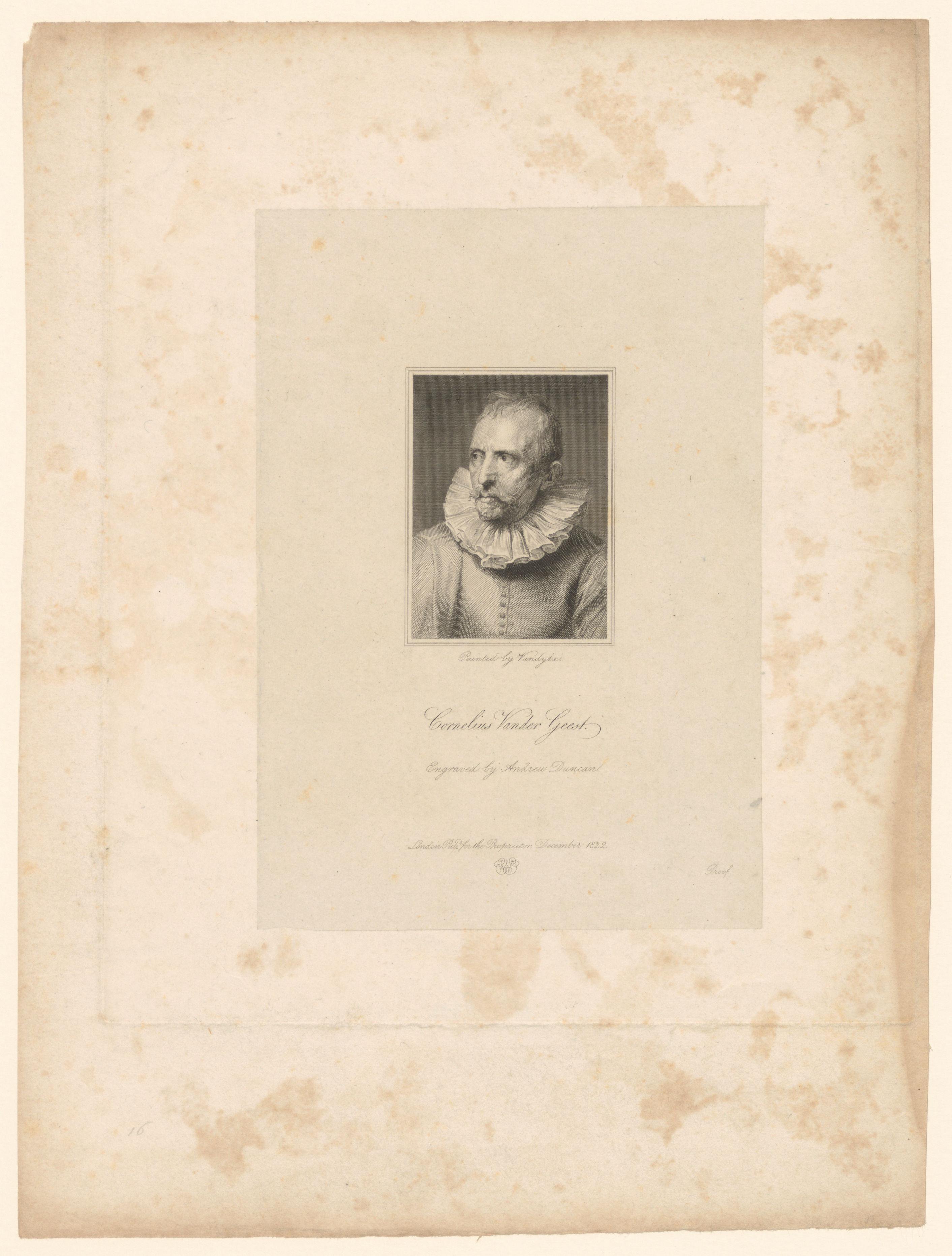 Portret van Cornelis van der Geest