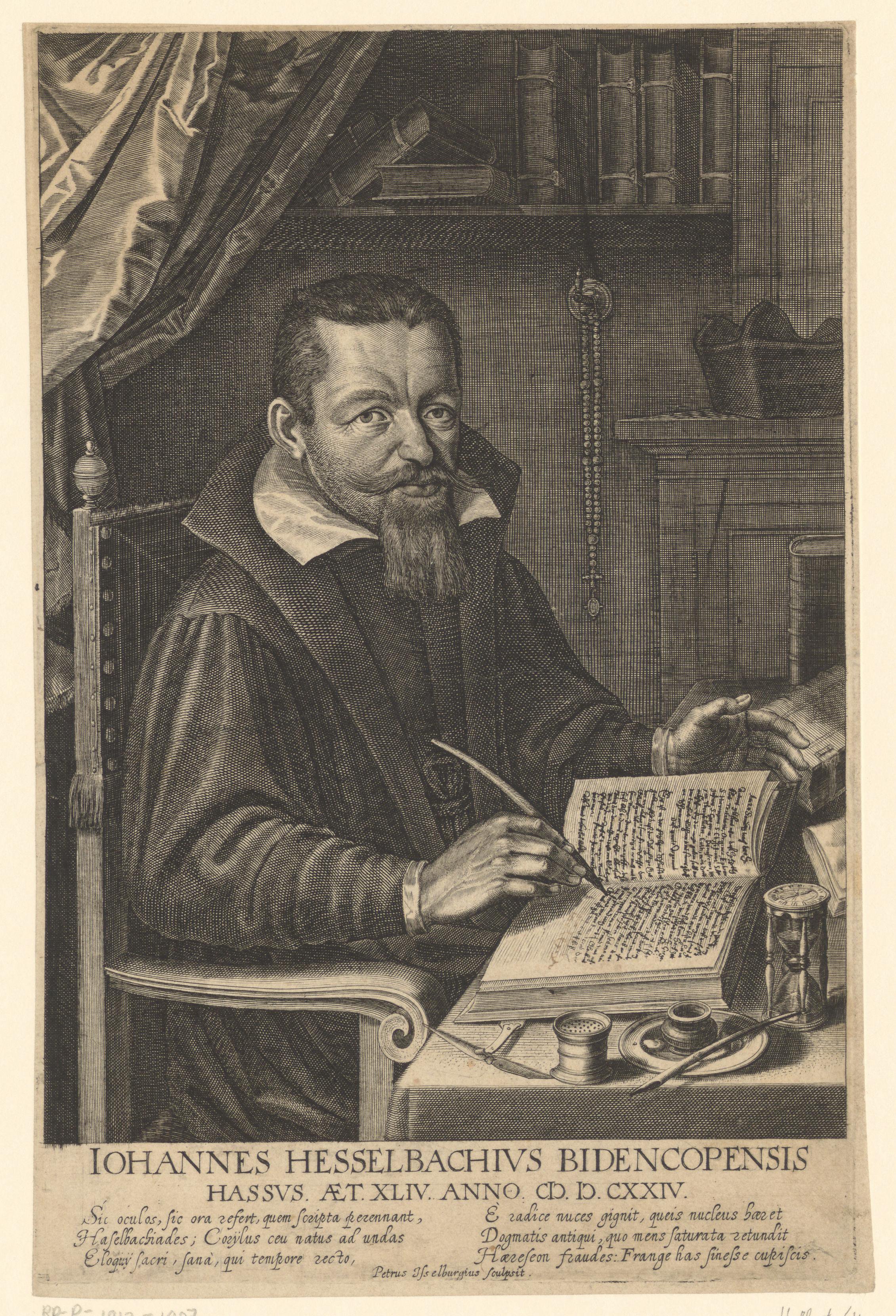 Portret van Johann Hesselbach