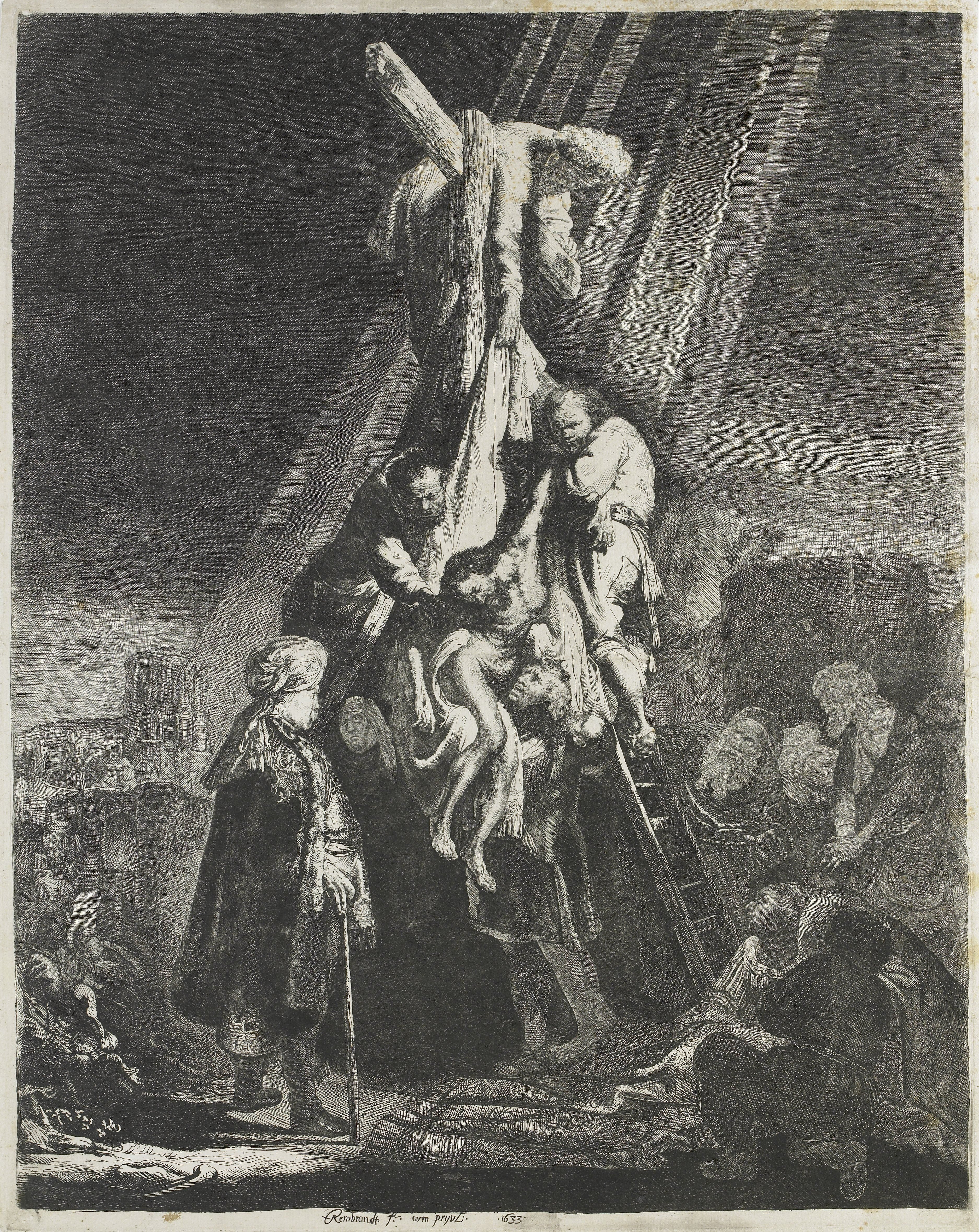 The descent from the cross: second plate