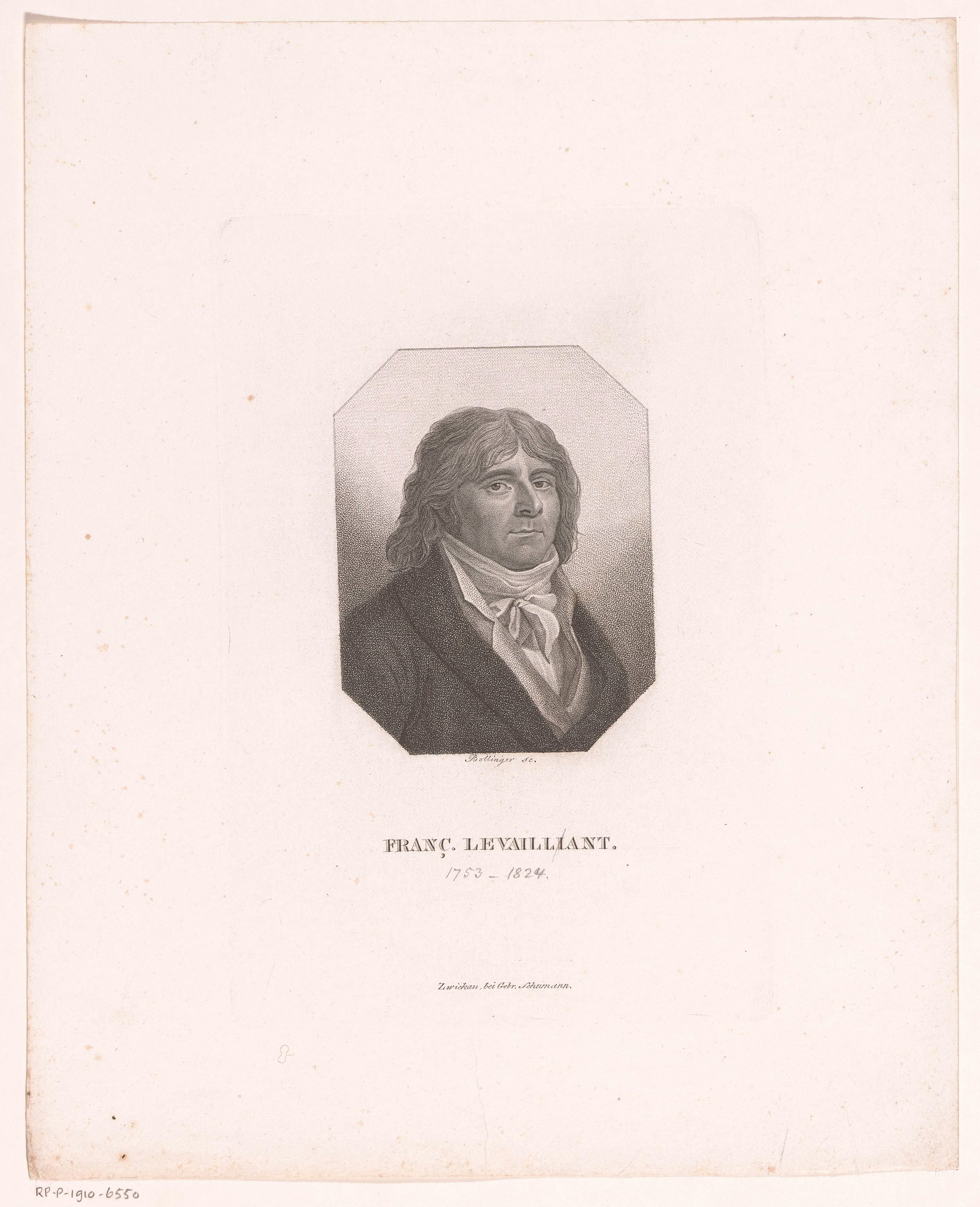 Portret van François Levaillant