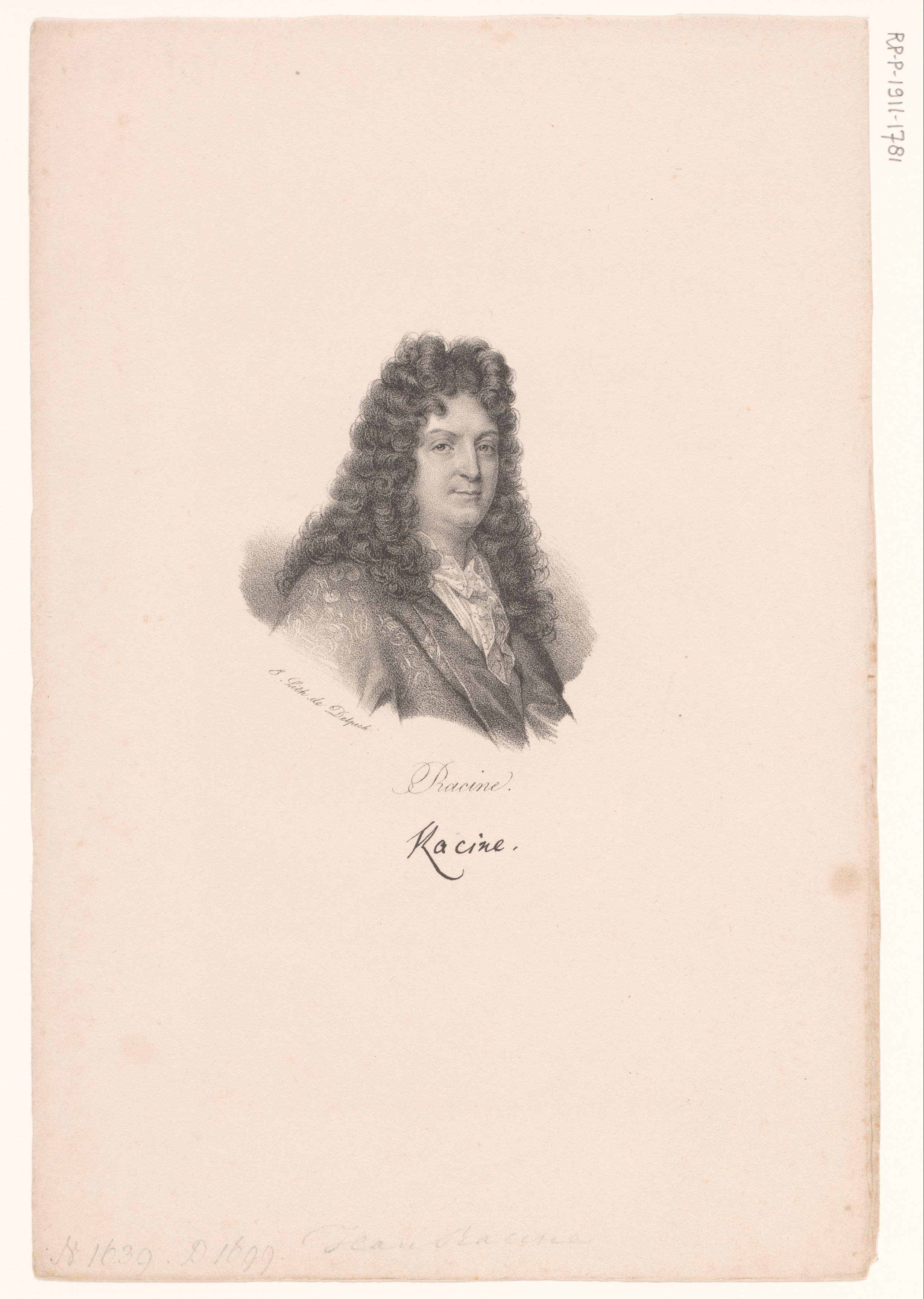 Portret van Jean Racine