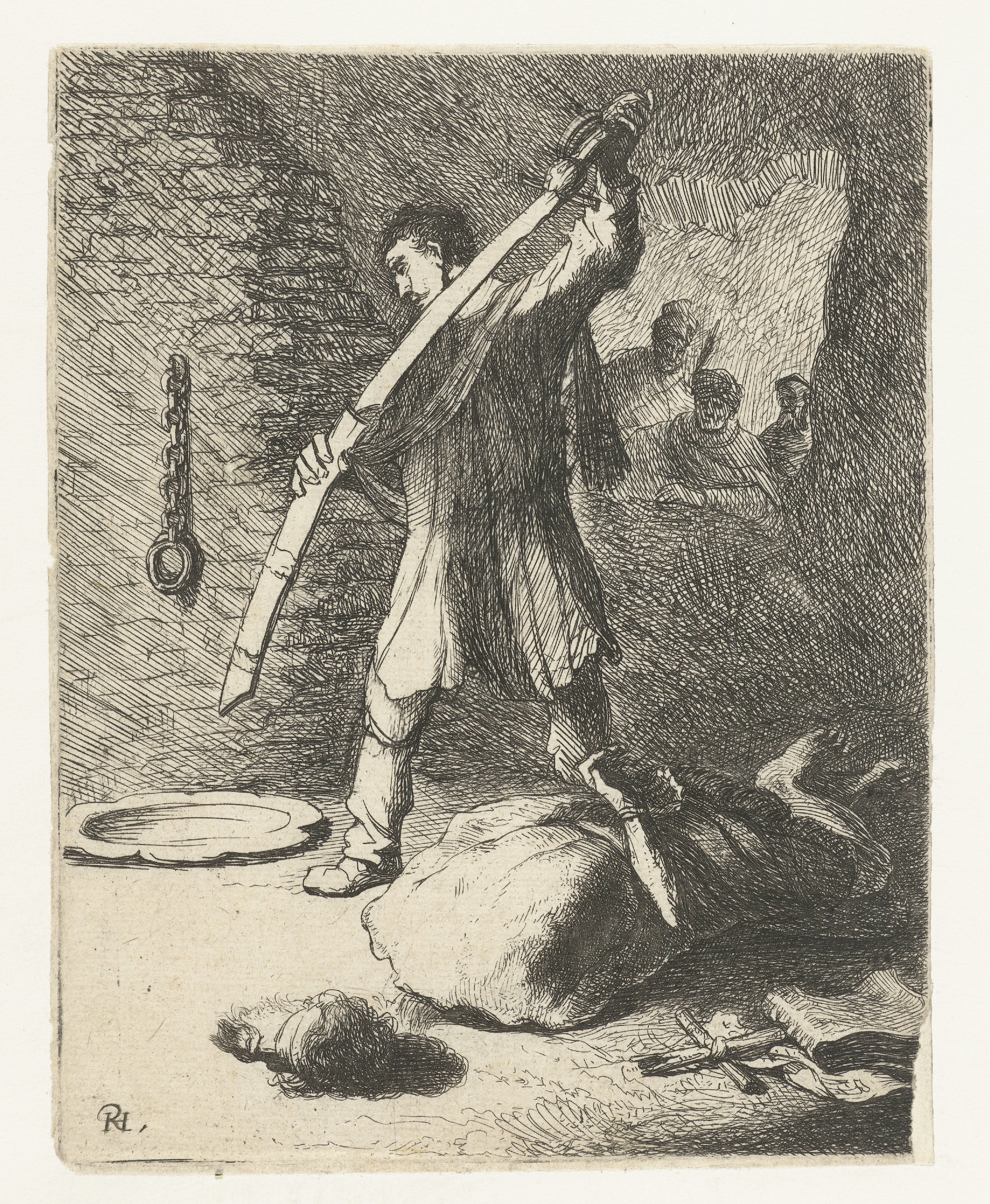 The beheading of St John the Baptist