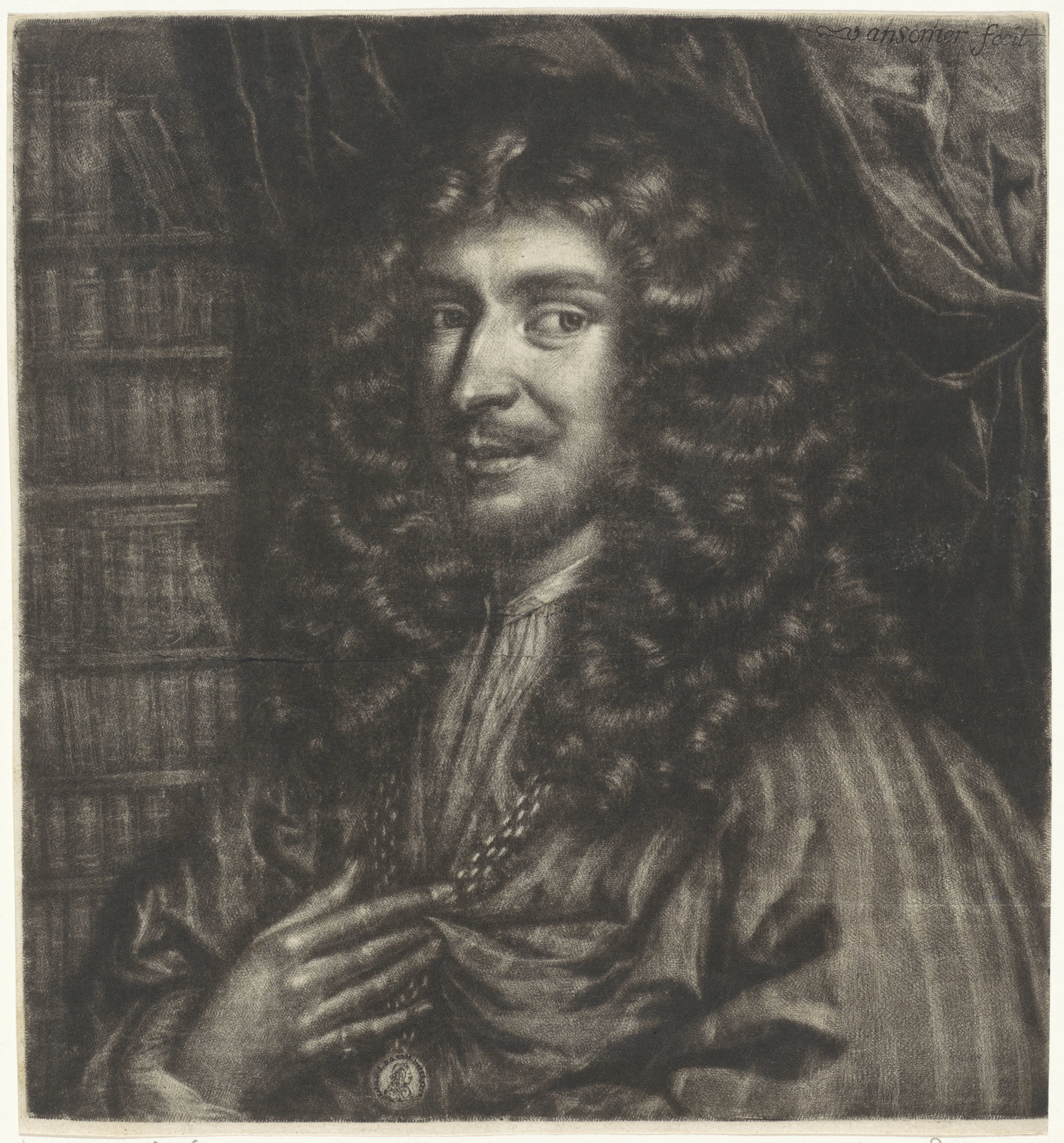 Portret van Charles Patin