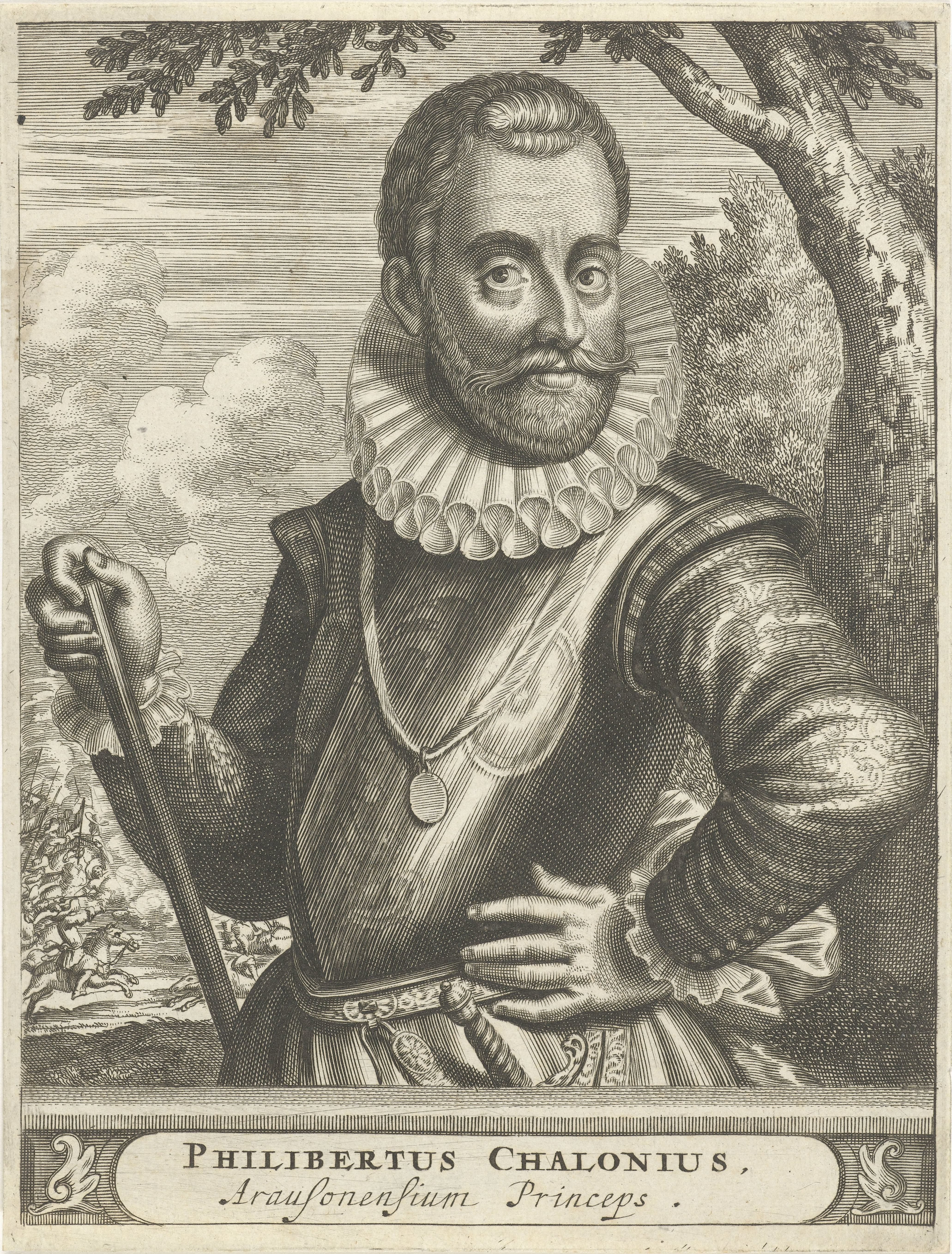 Portret van Philibert van Chalon