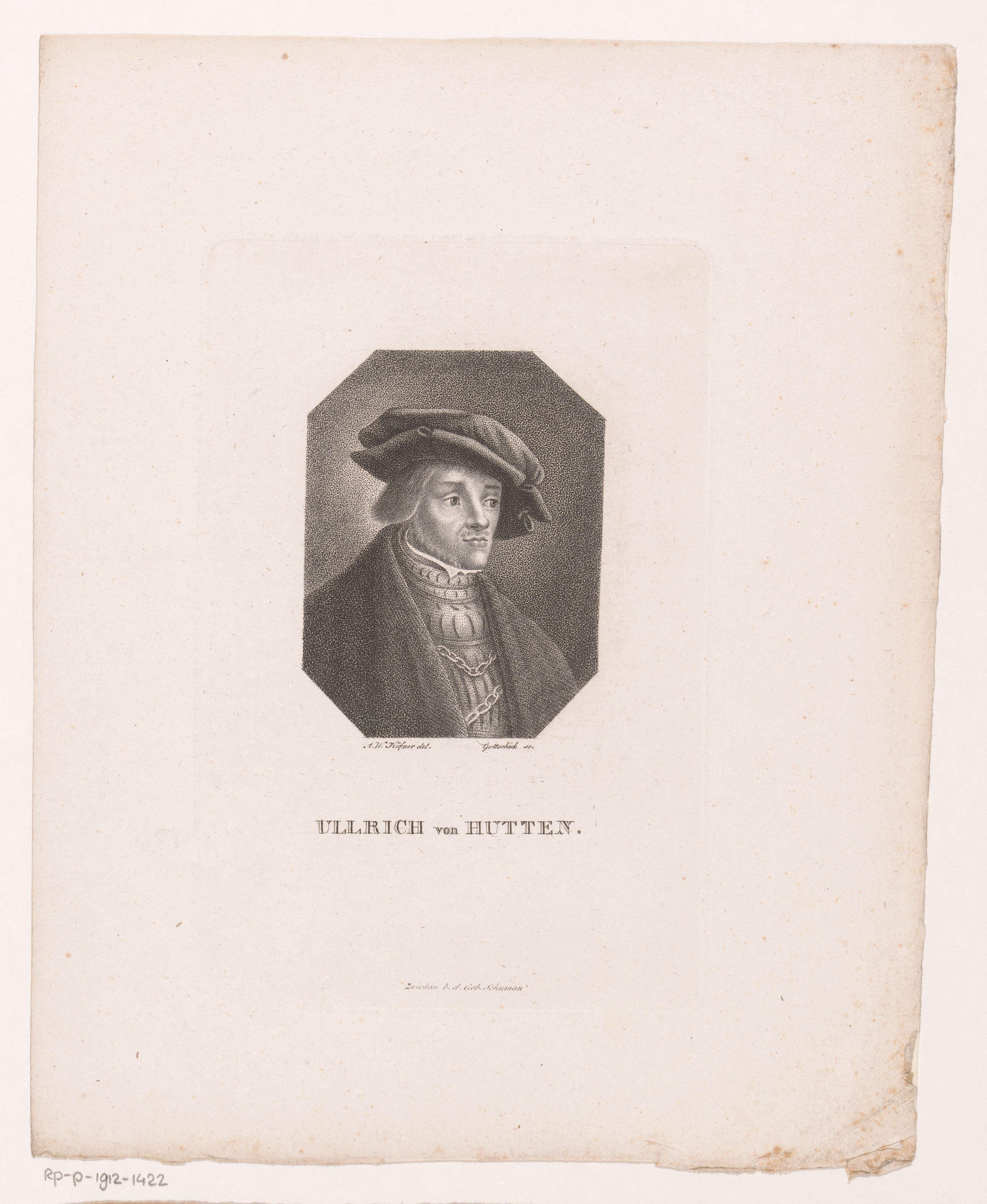 Portret van Ulrich von Hutten