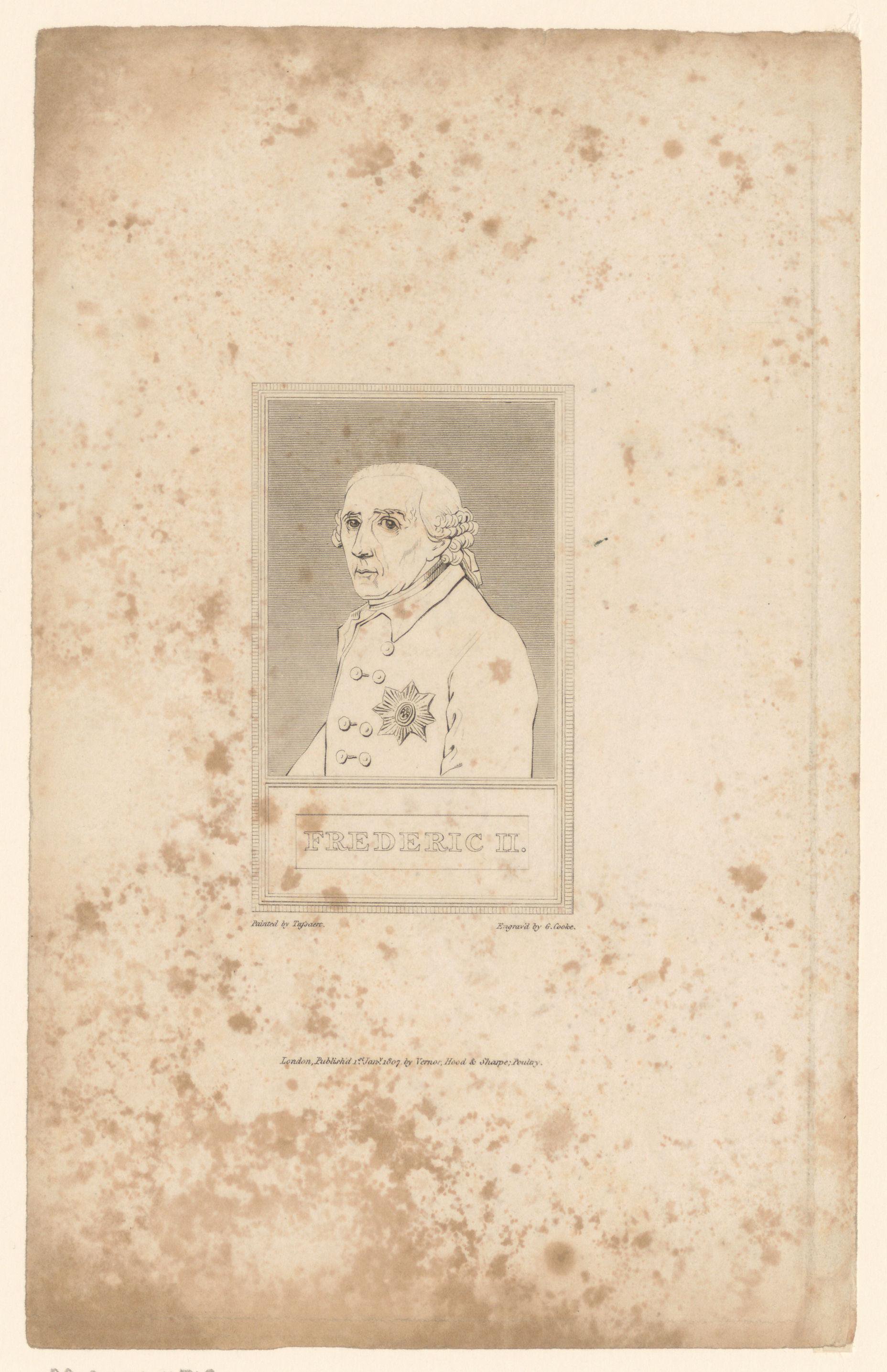 Portret van Frederik de Grote