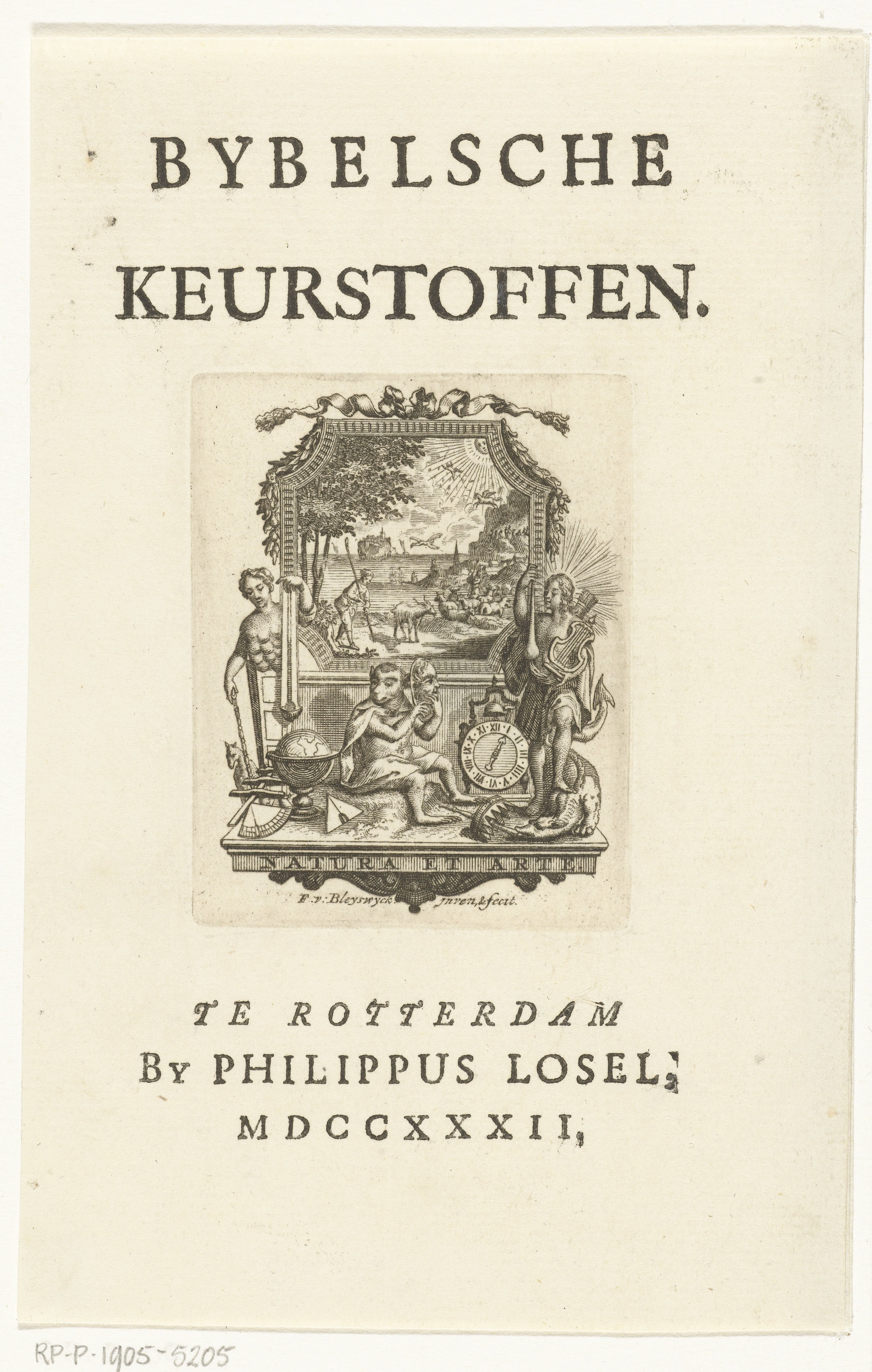 Allegorie met mythologische en bijbelse figuren