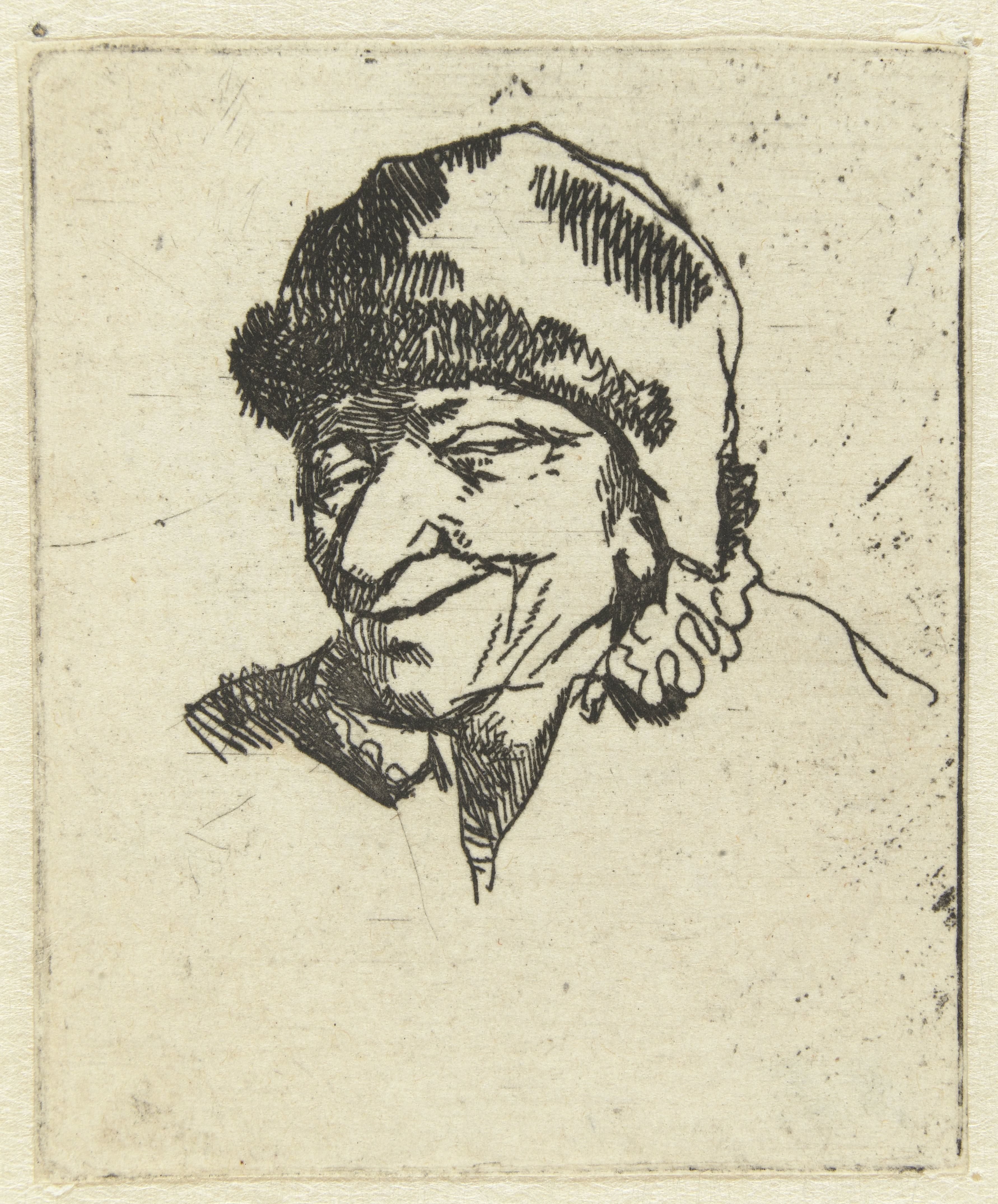 Lachende man