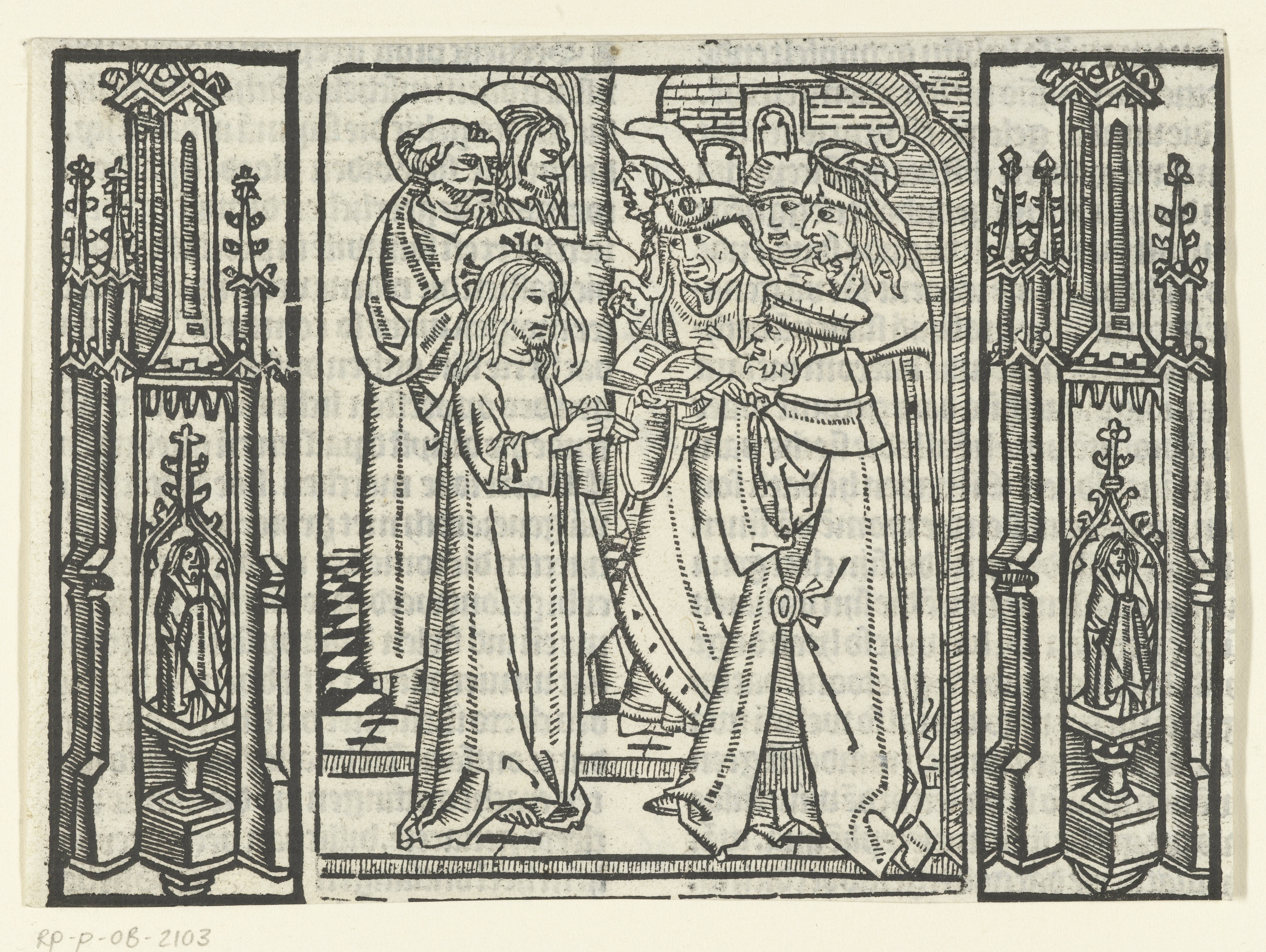 Christus in gesprek met Farizeeërs in de tempel
