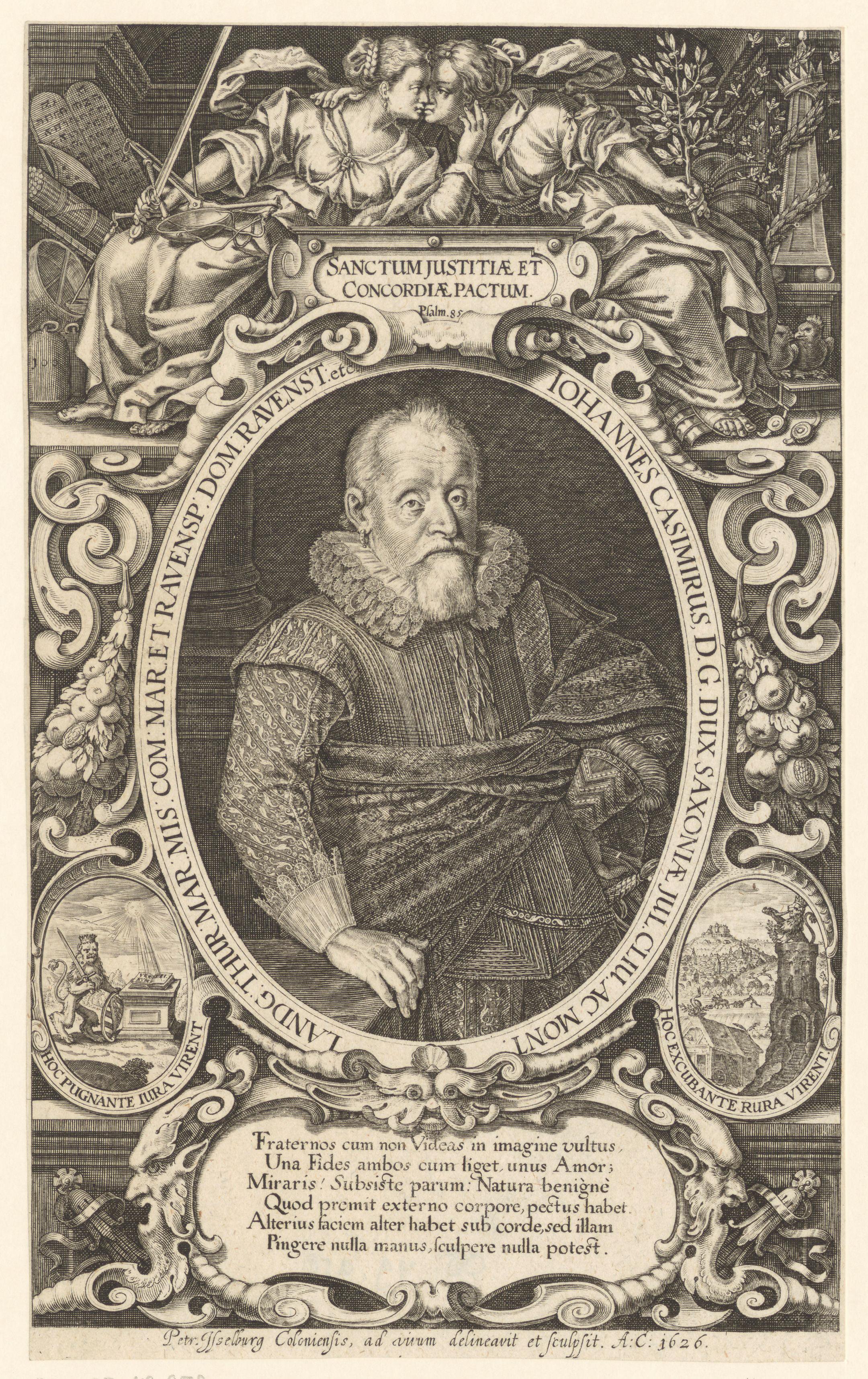 Portret van Johann Casimir