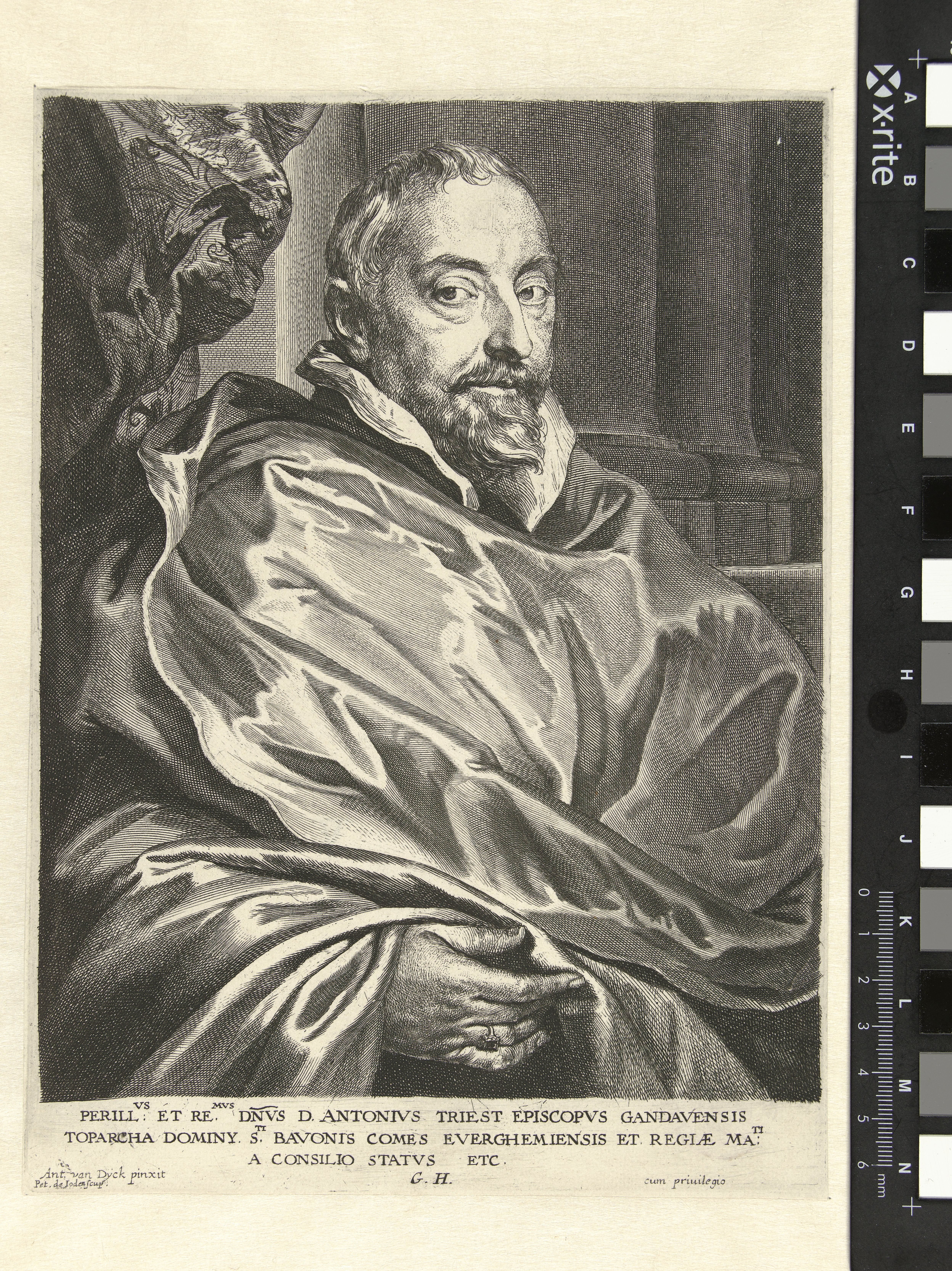 Portret van Antonius Triest, bisschop van Gent