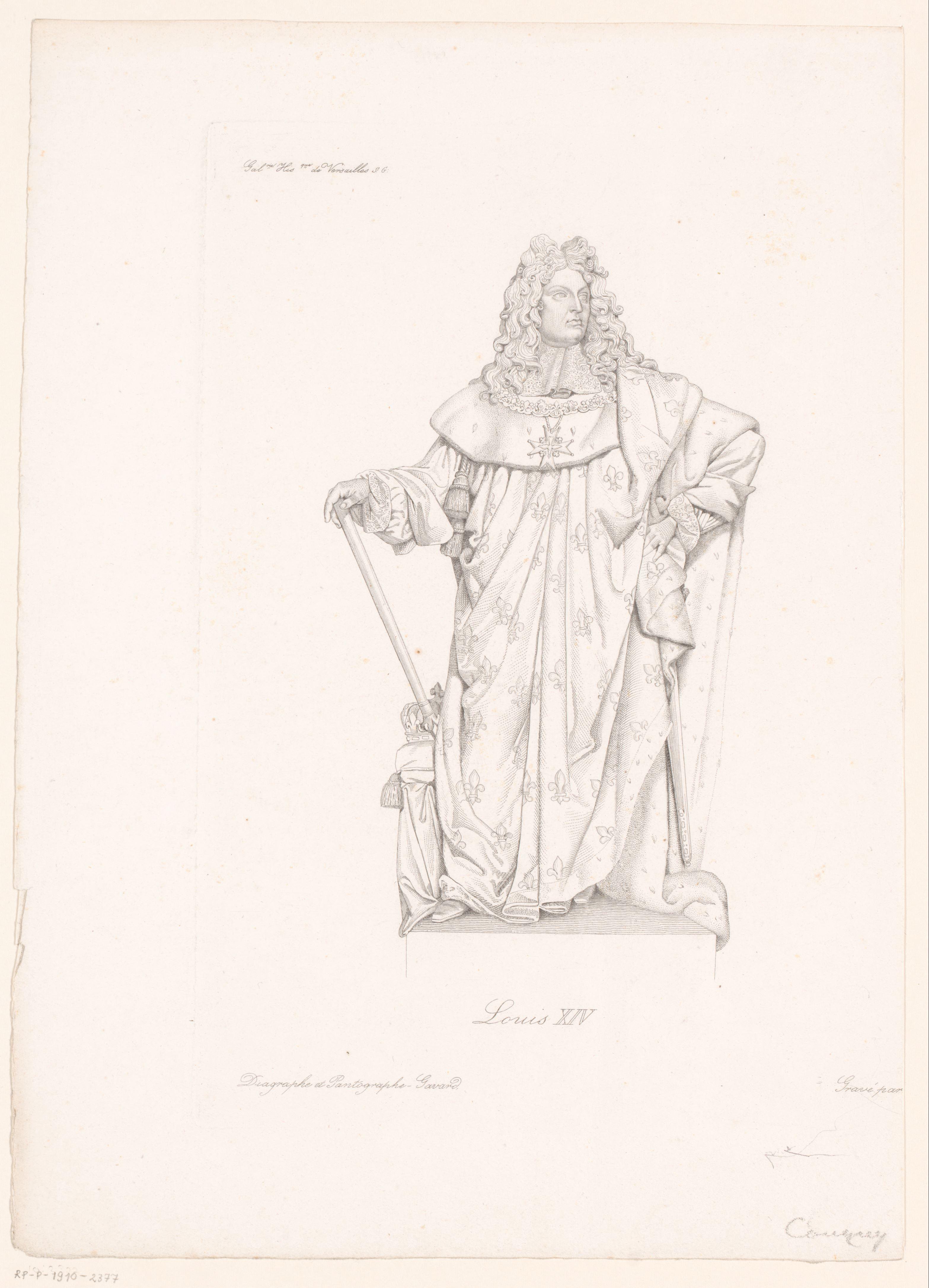 Portret van Lodewijk XIV