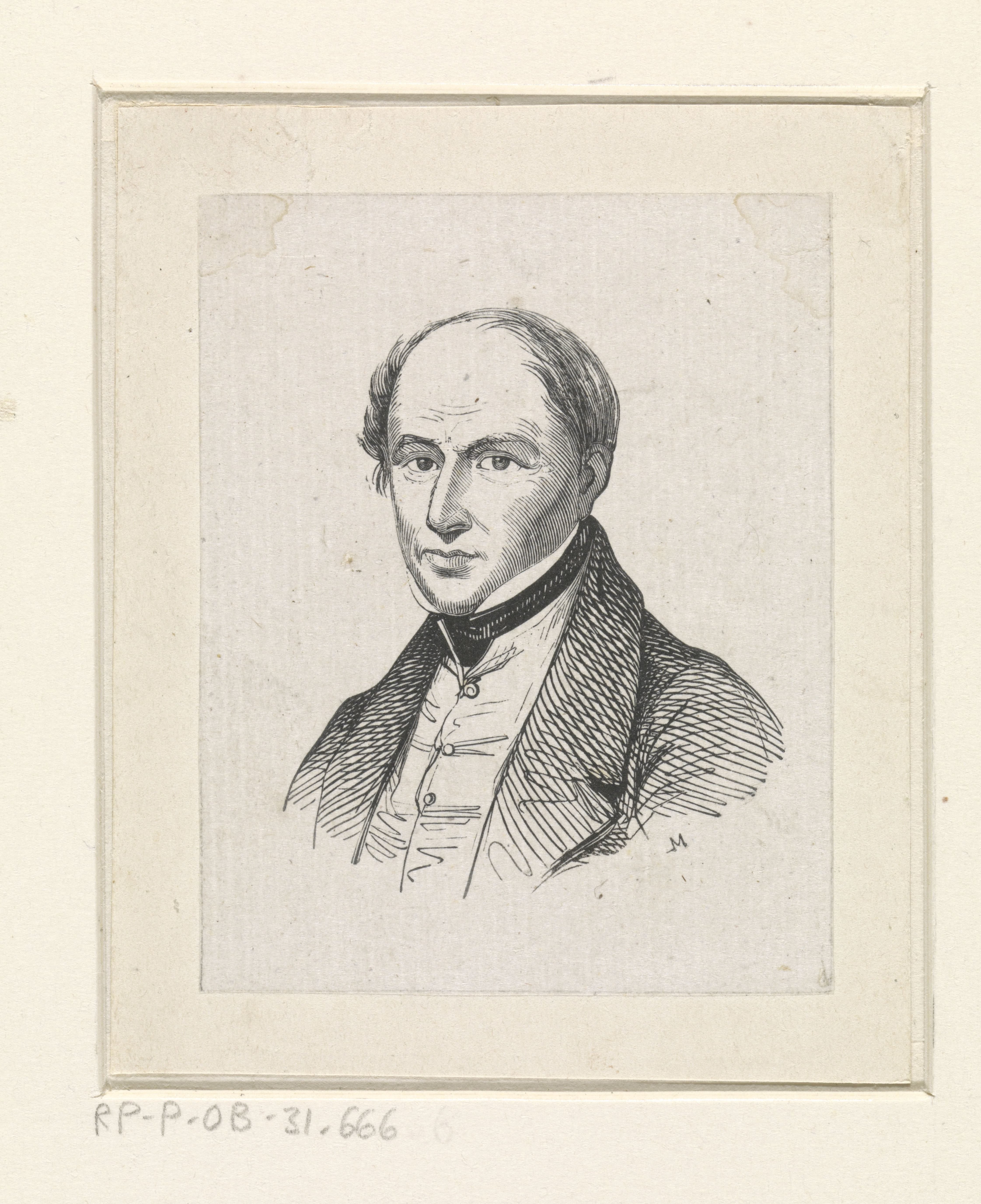 Portret van Albertus Brondgeest