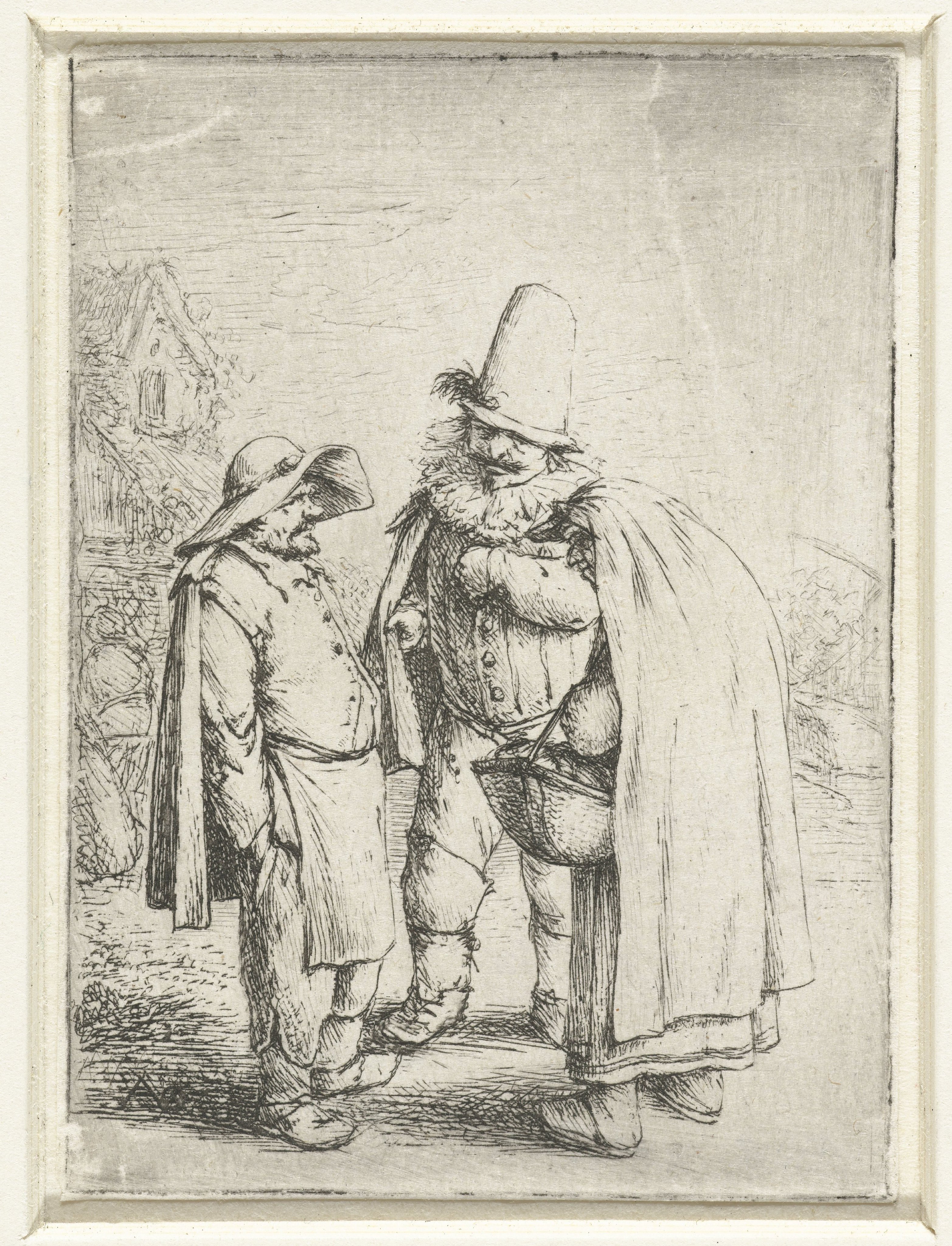 Kwakzalver en een boer en boerin