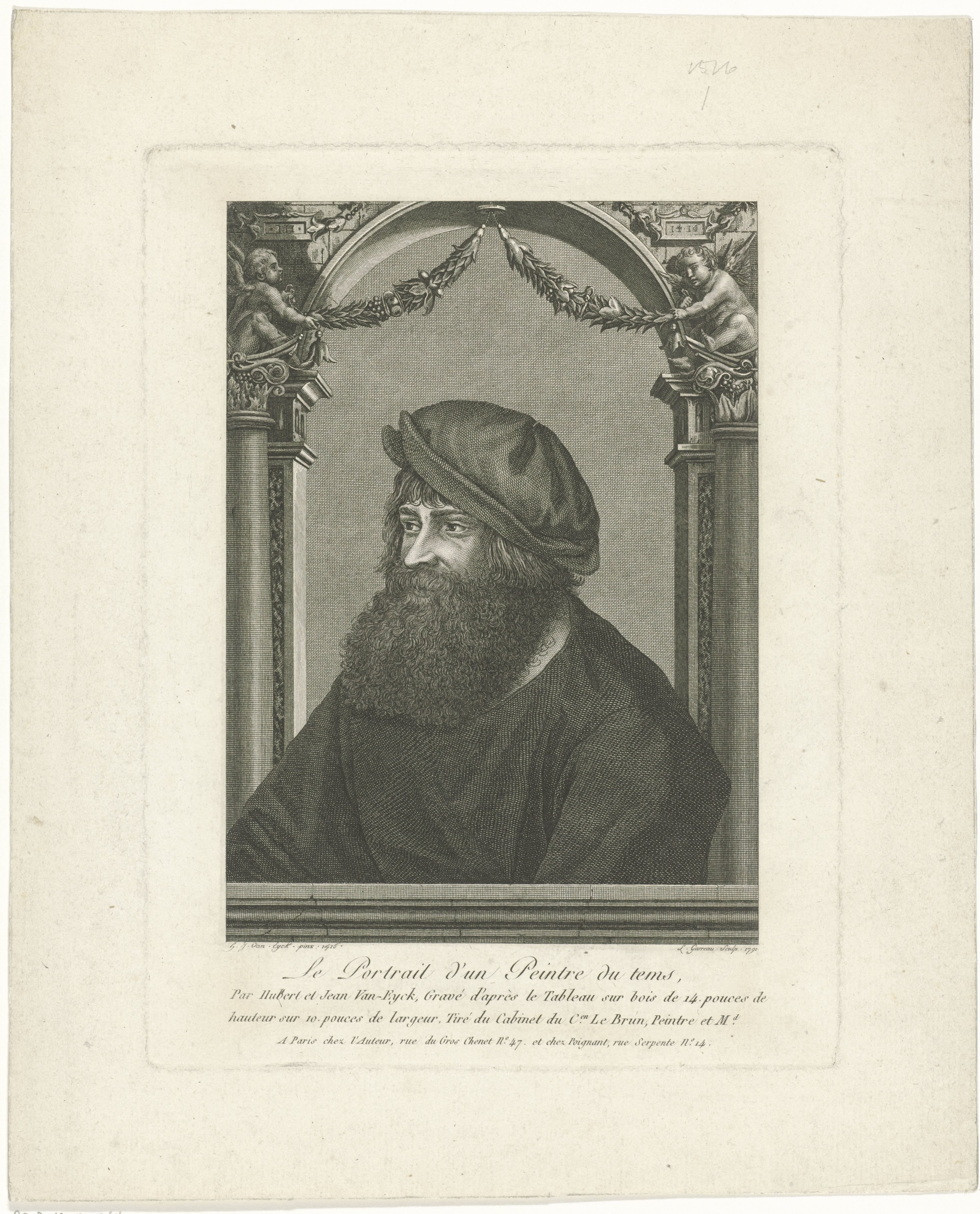 Portret van een onbekende schilder