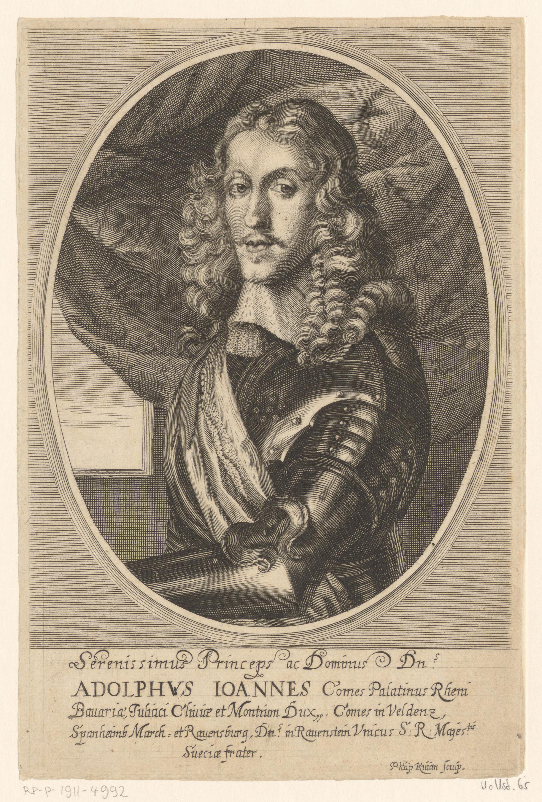 Portret van Adolf Johann Stegeborg