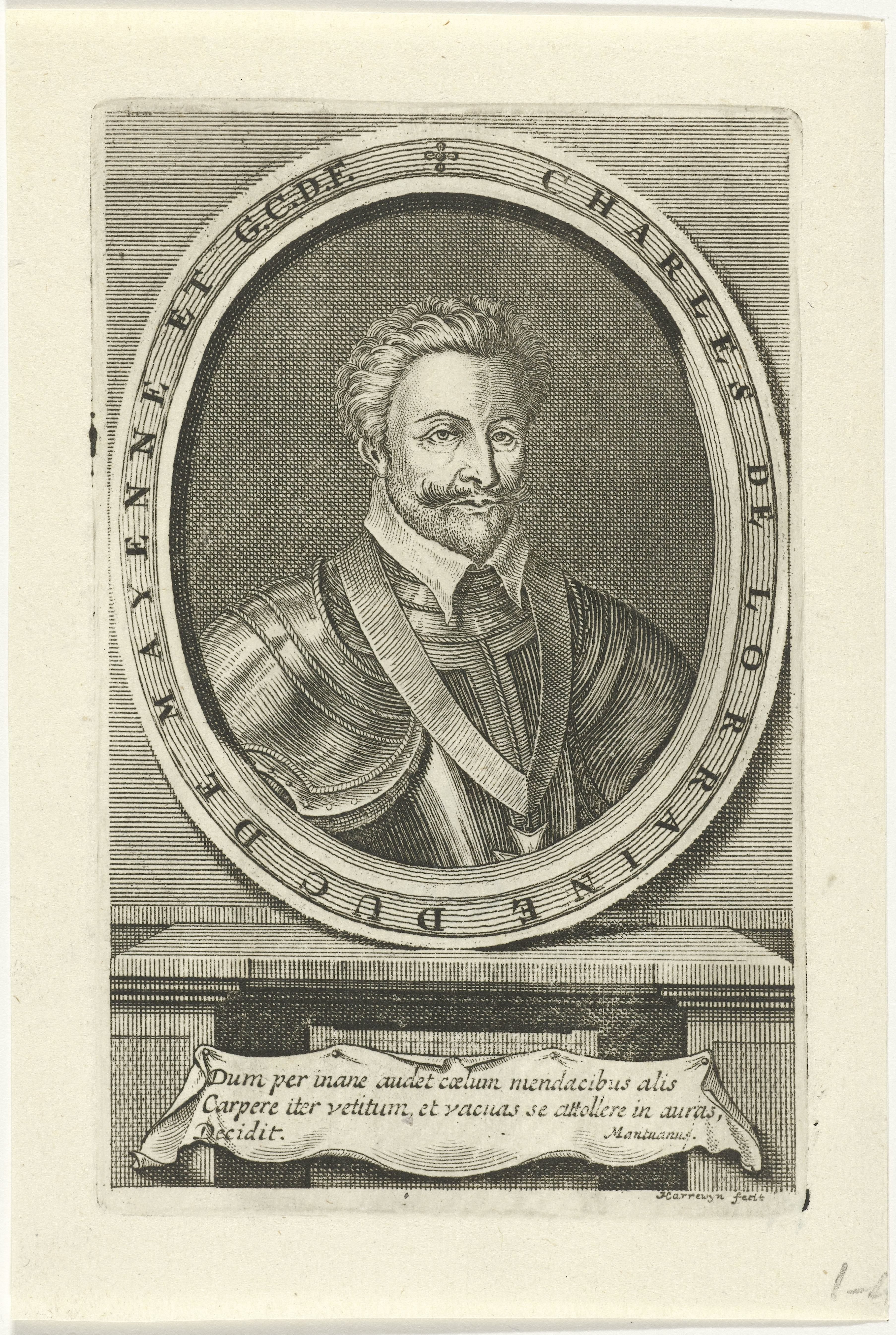 Portret van Charles de Guise, duc de Mayenne