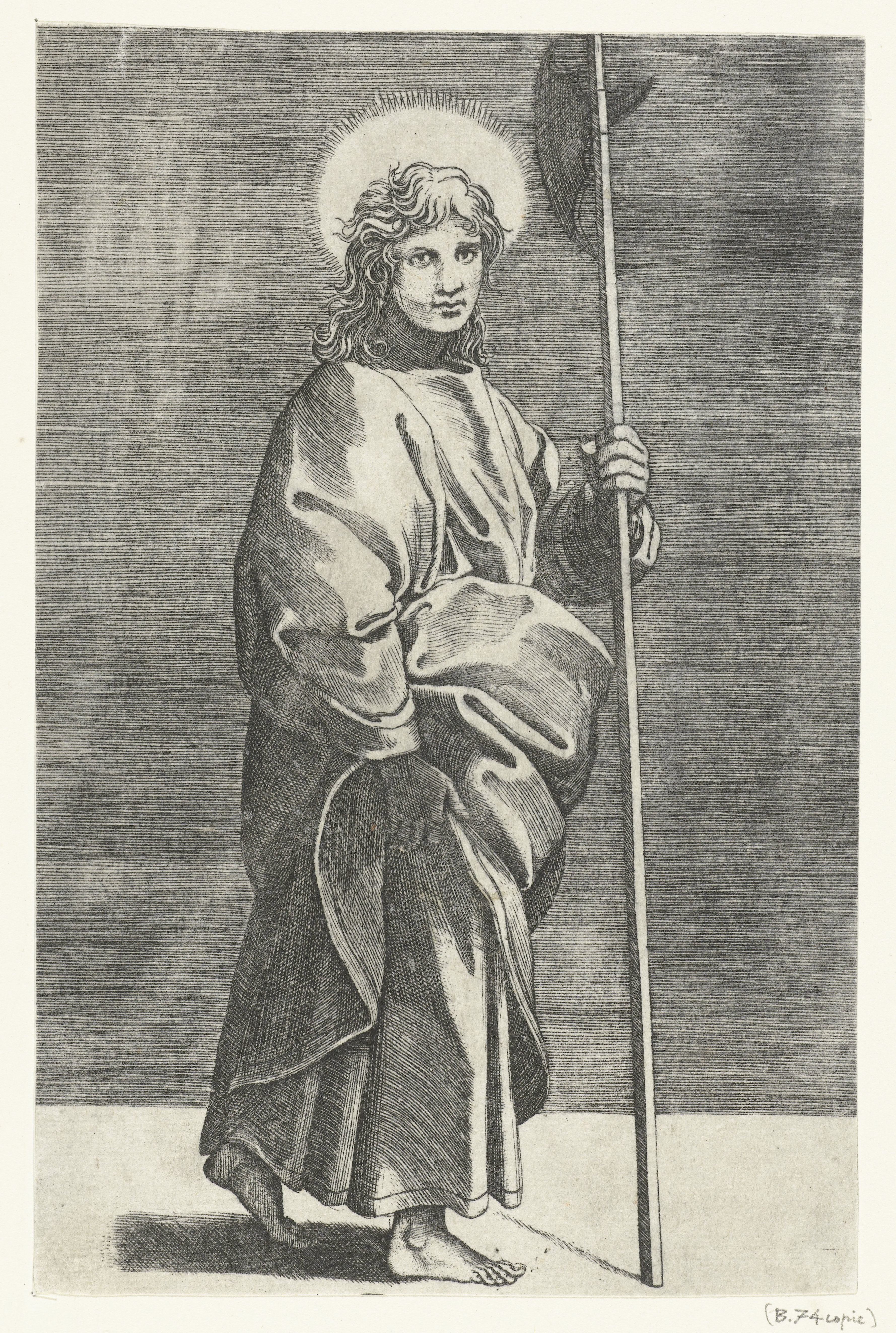 Apostel Judas Taddeüs met hellebaard