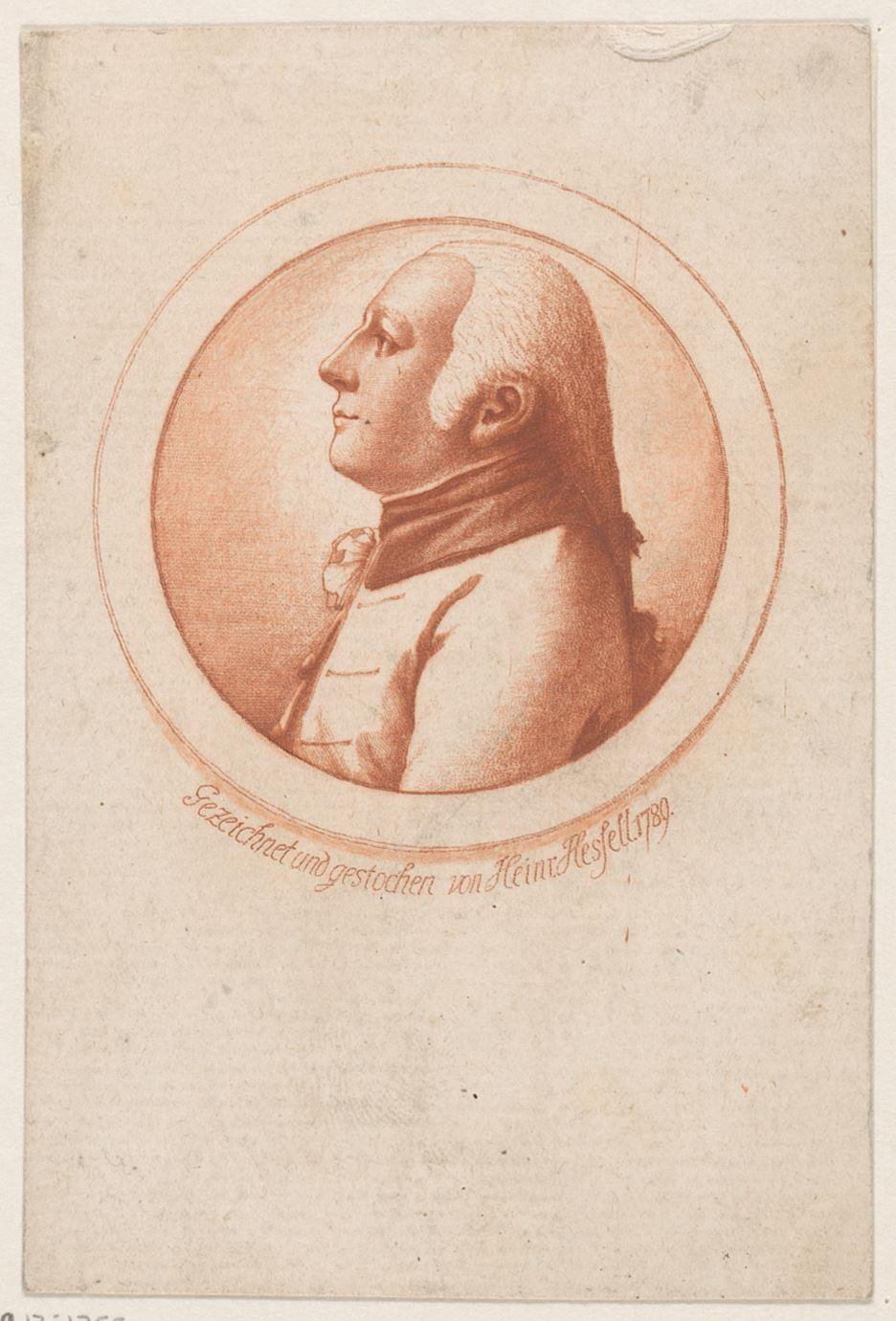 Portret van een onbekende man