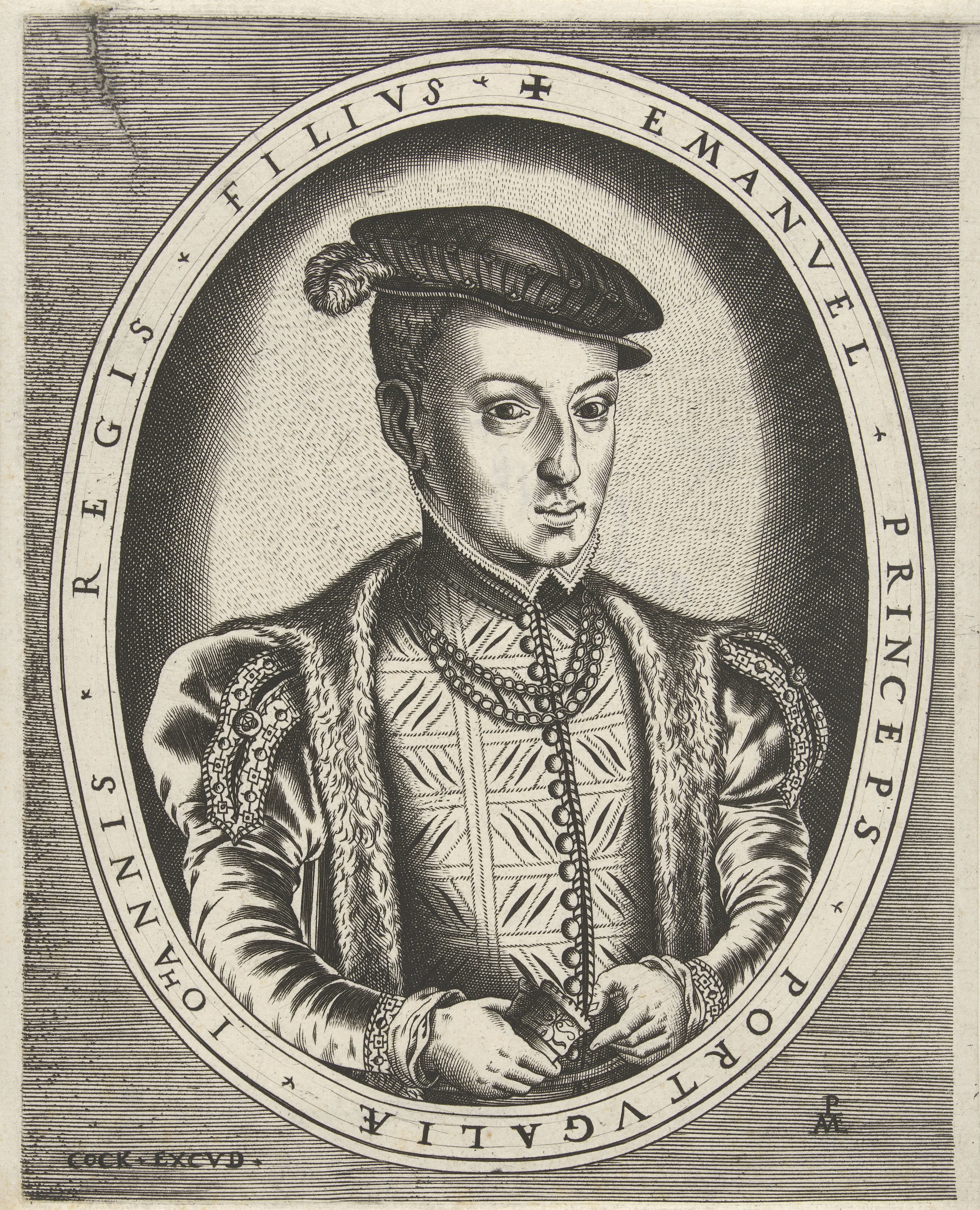 Portret van Johan Manuel van Portugal