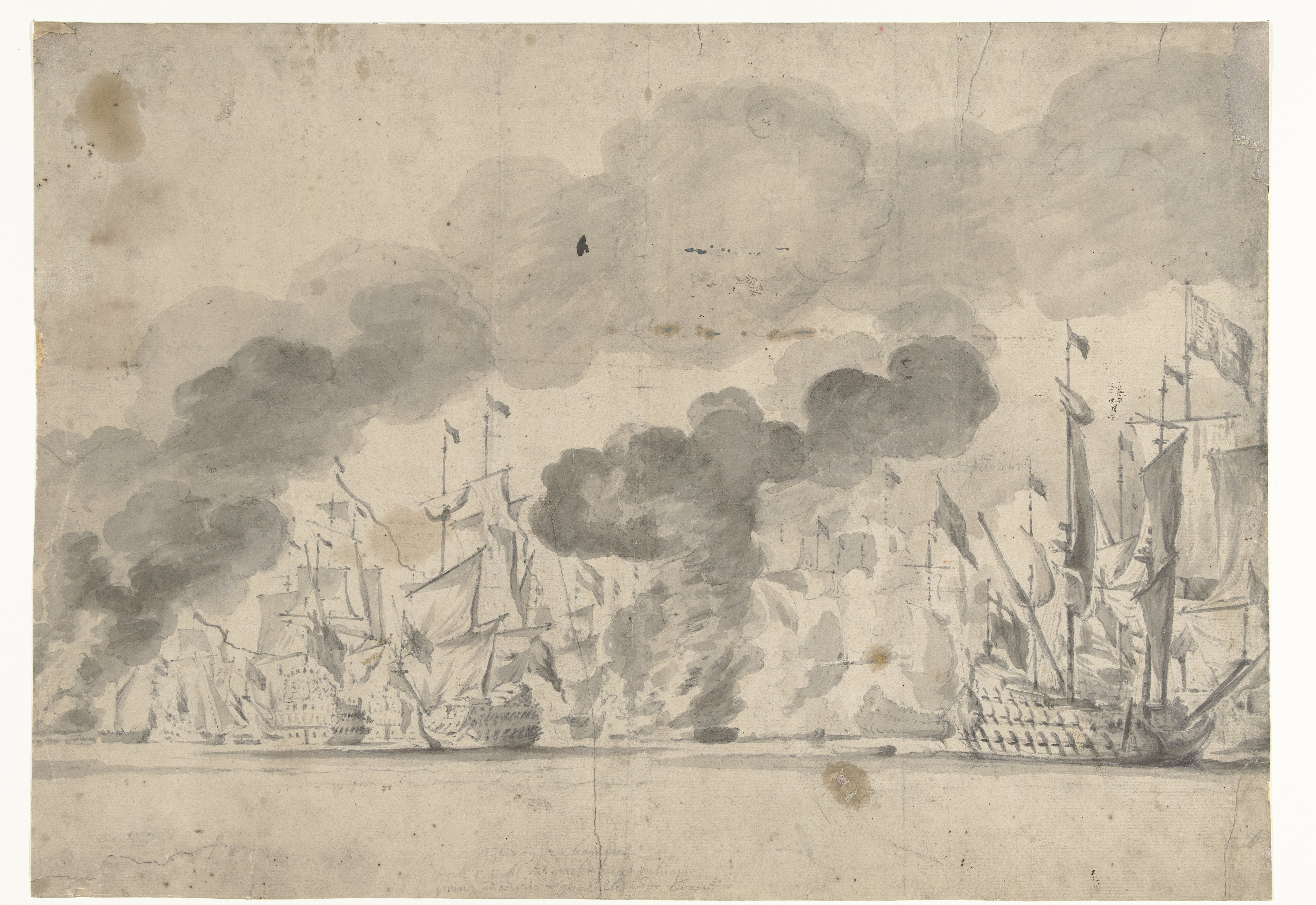 Zeeslag bij Lowestoft op 13 juni 1665