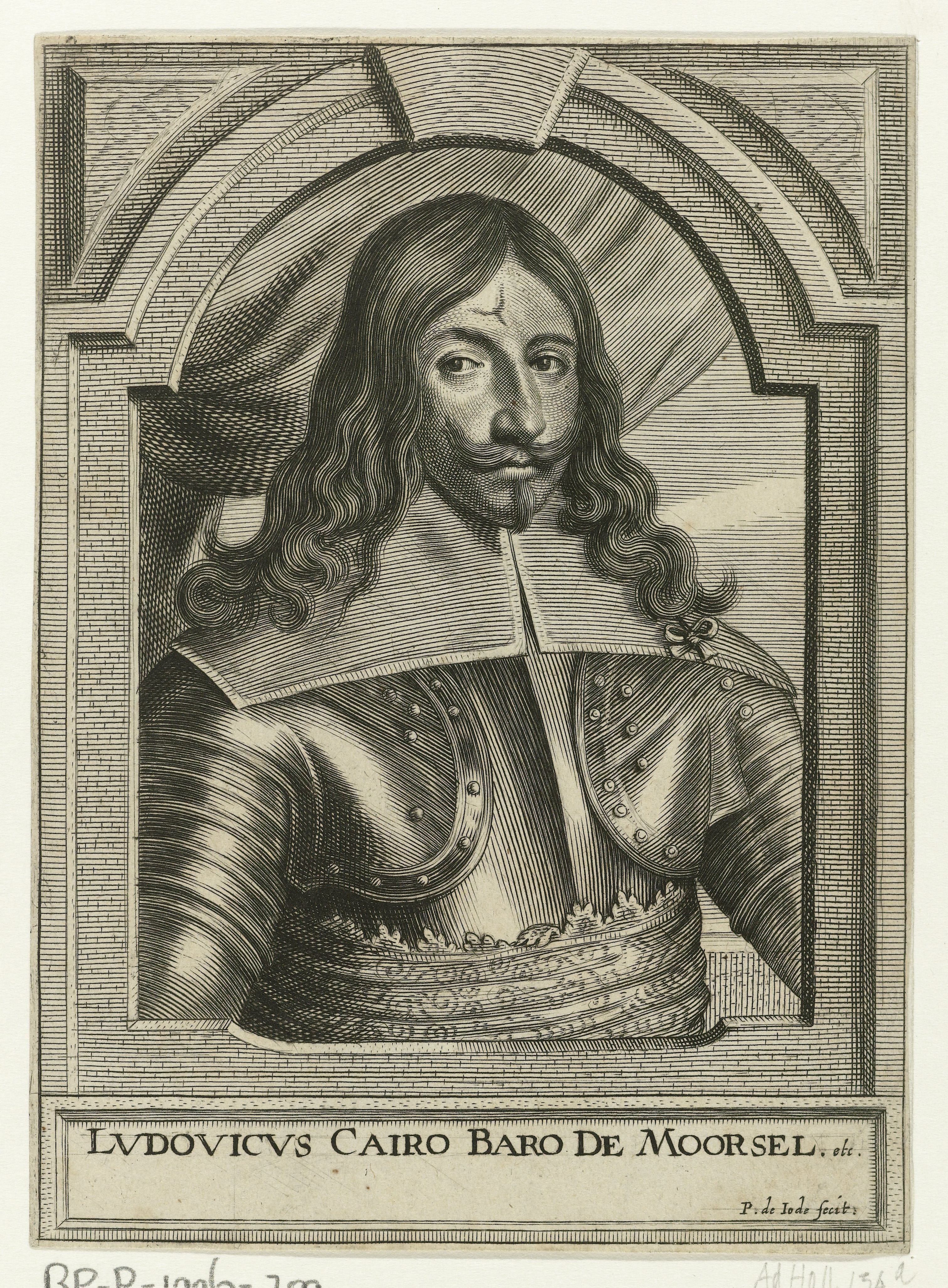 Busteportret van Ludovicus Cairo, baron van Moorsel
