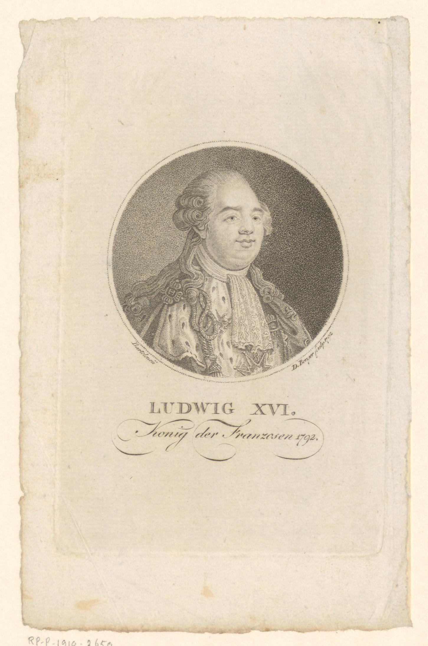 Portret van Lodewijk XVI van Frankrijk