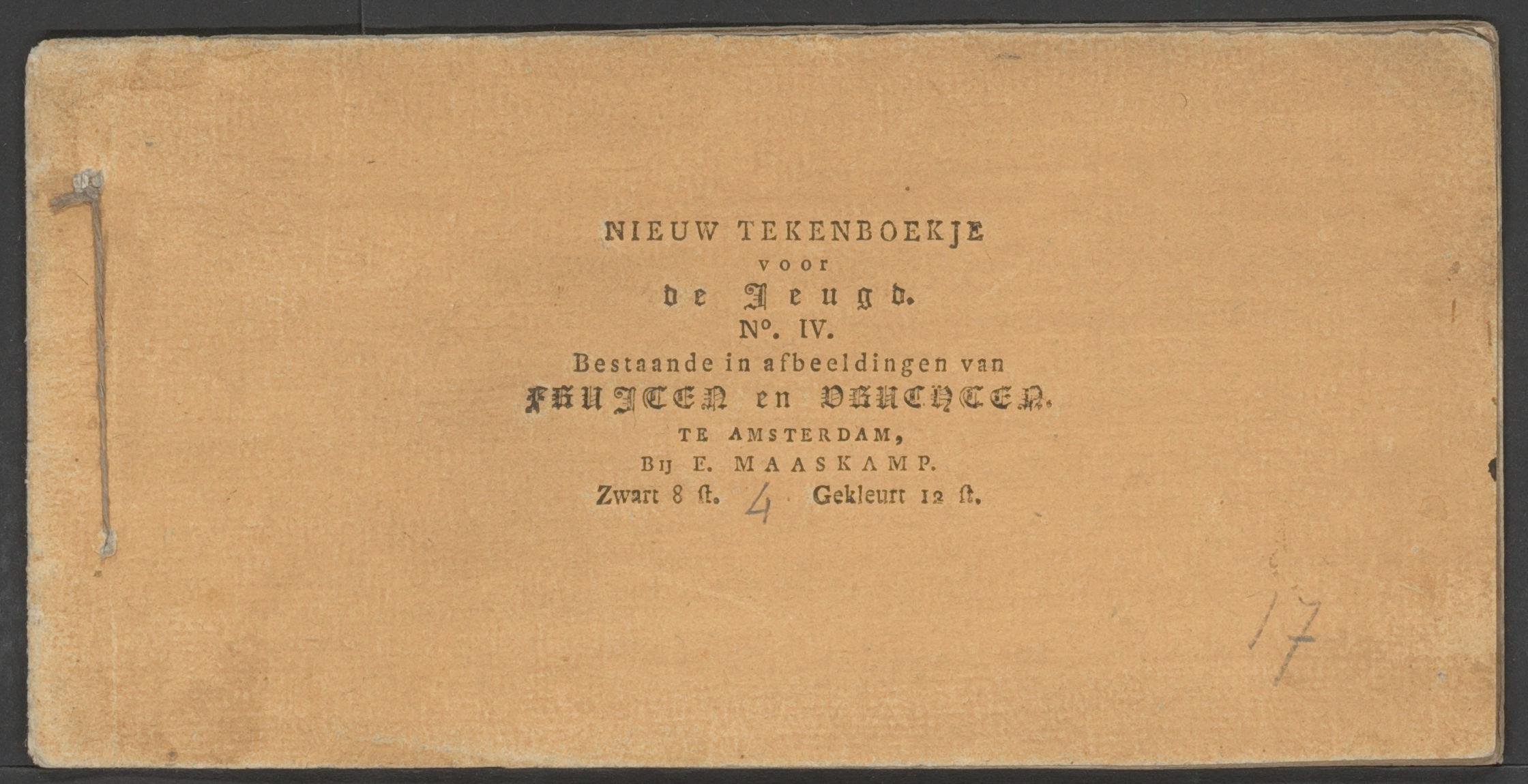 Tekenboekje met fruit en vruchten