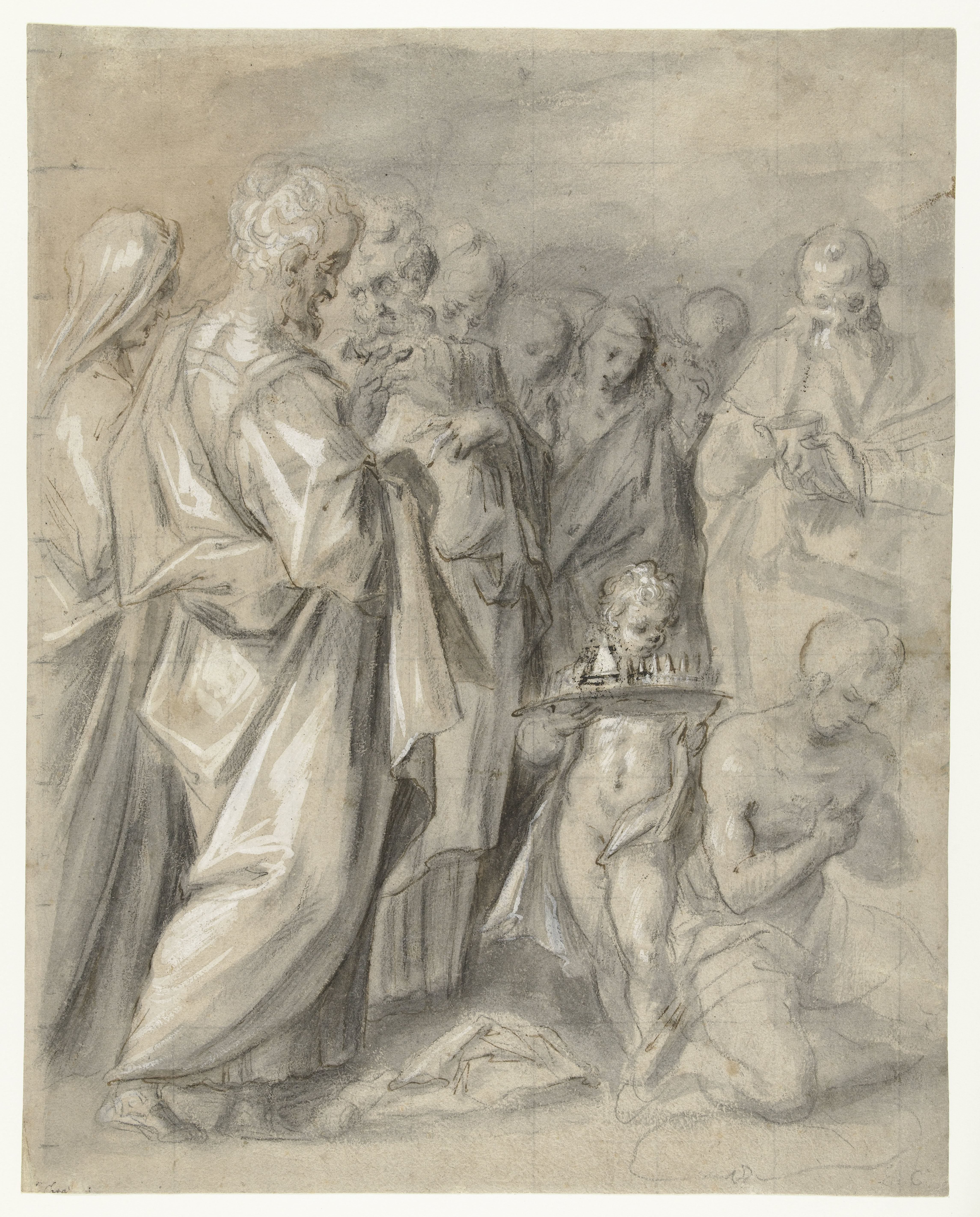 Fragment van de zalving van David