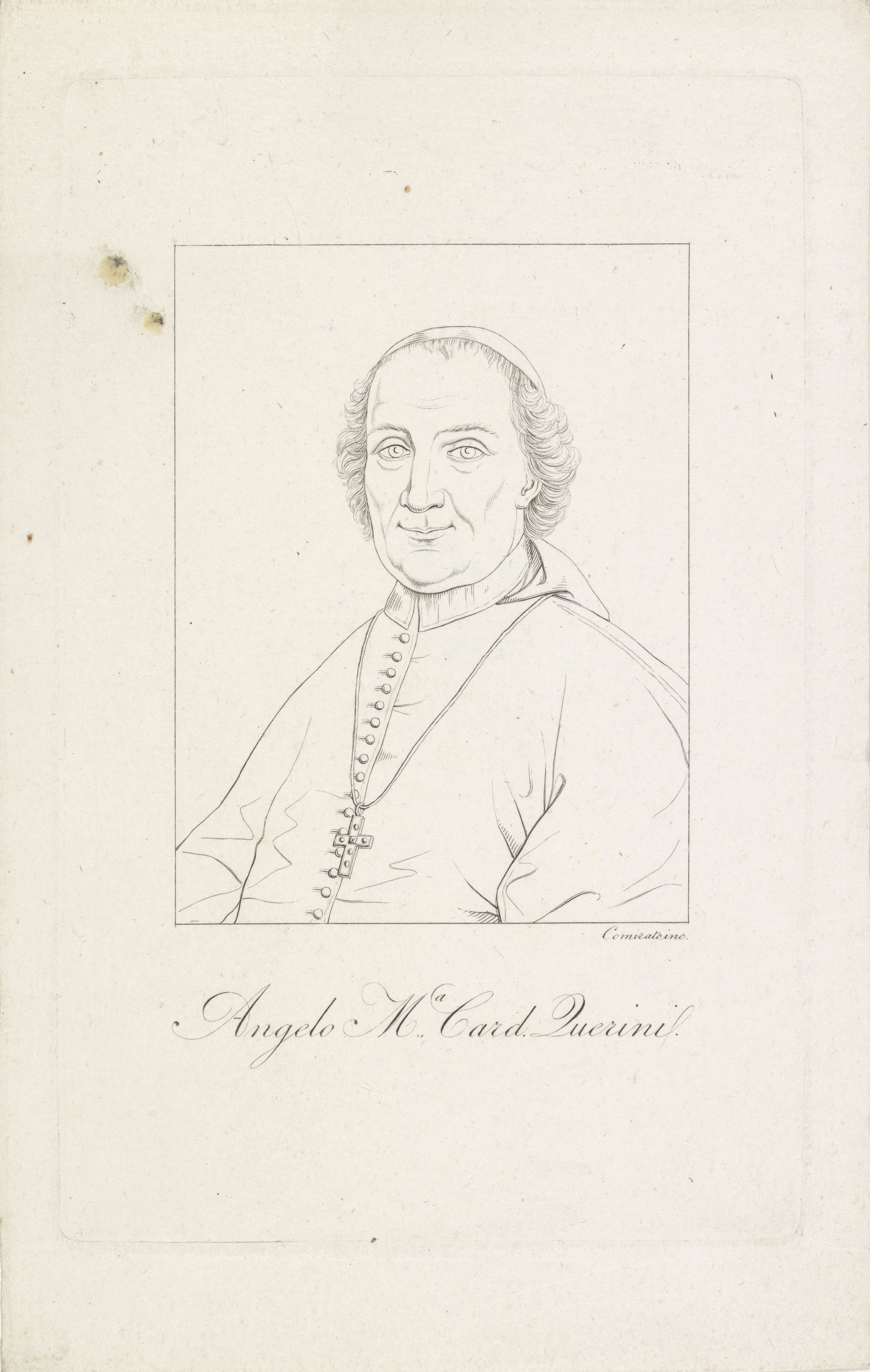 Portret van kardinaal Angelo Maria Quirini