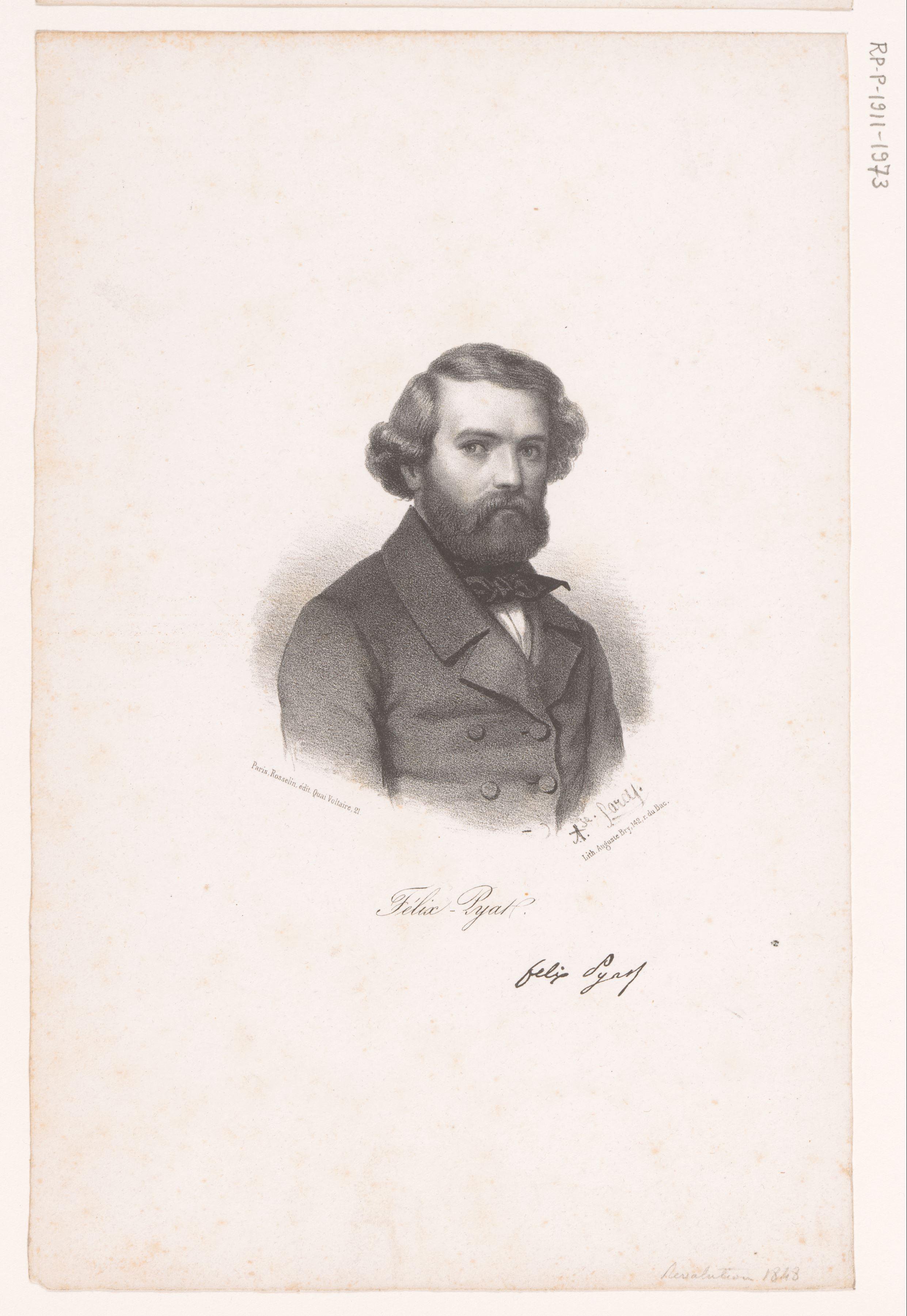 Portret van Félix Pyat