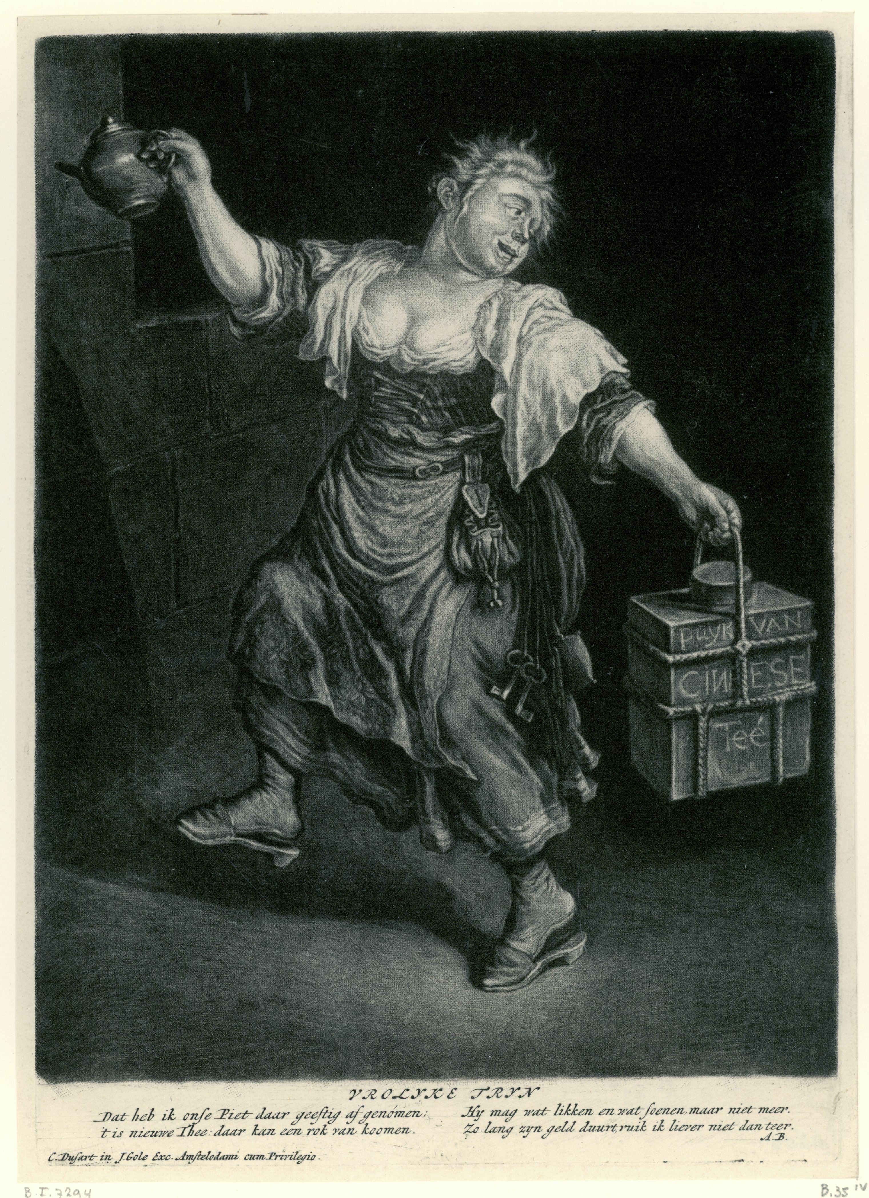 De Theeverkoopster, ca. 1695-1697