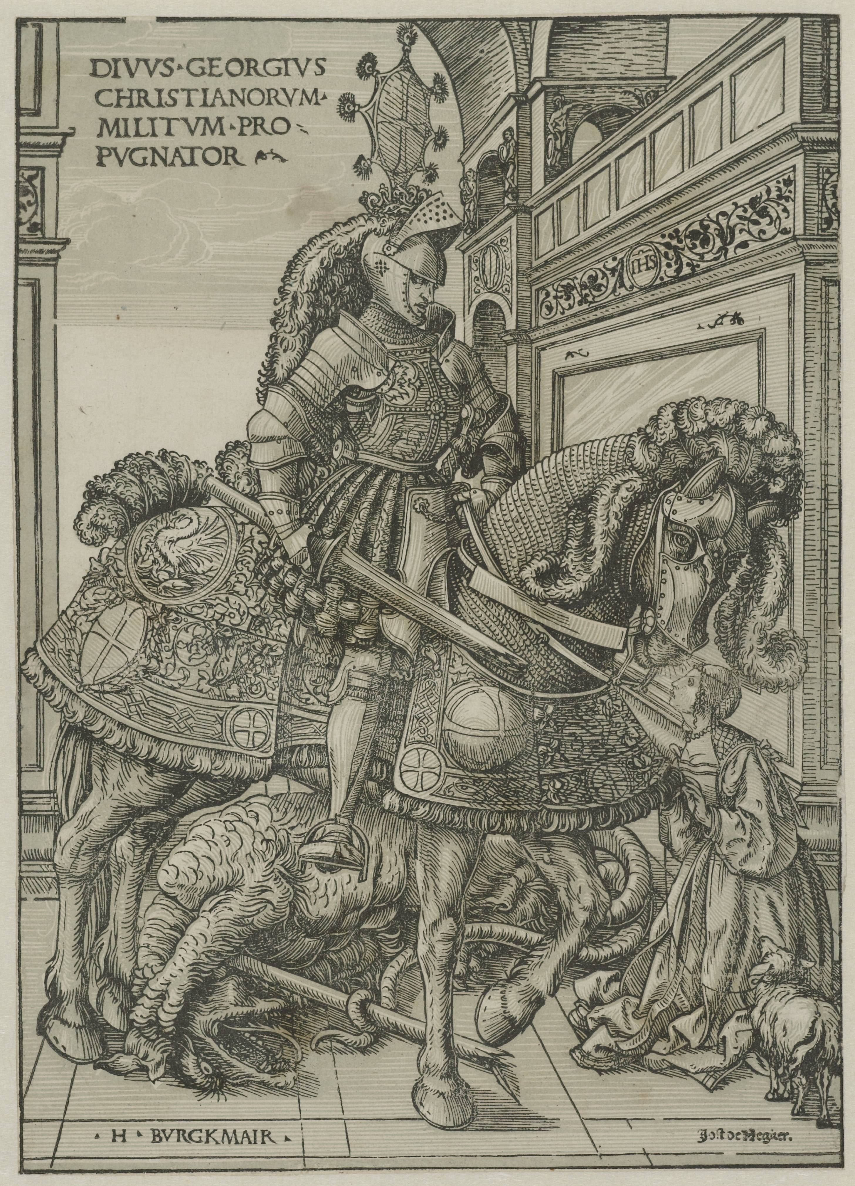 Saint George with the Princess and the Slain Dragon