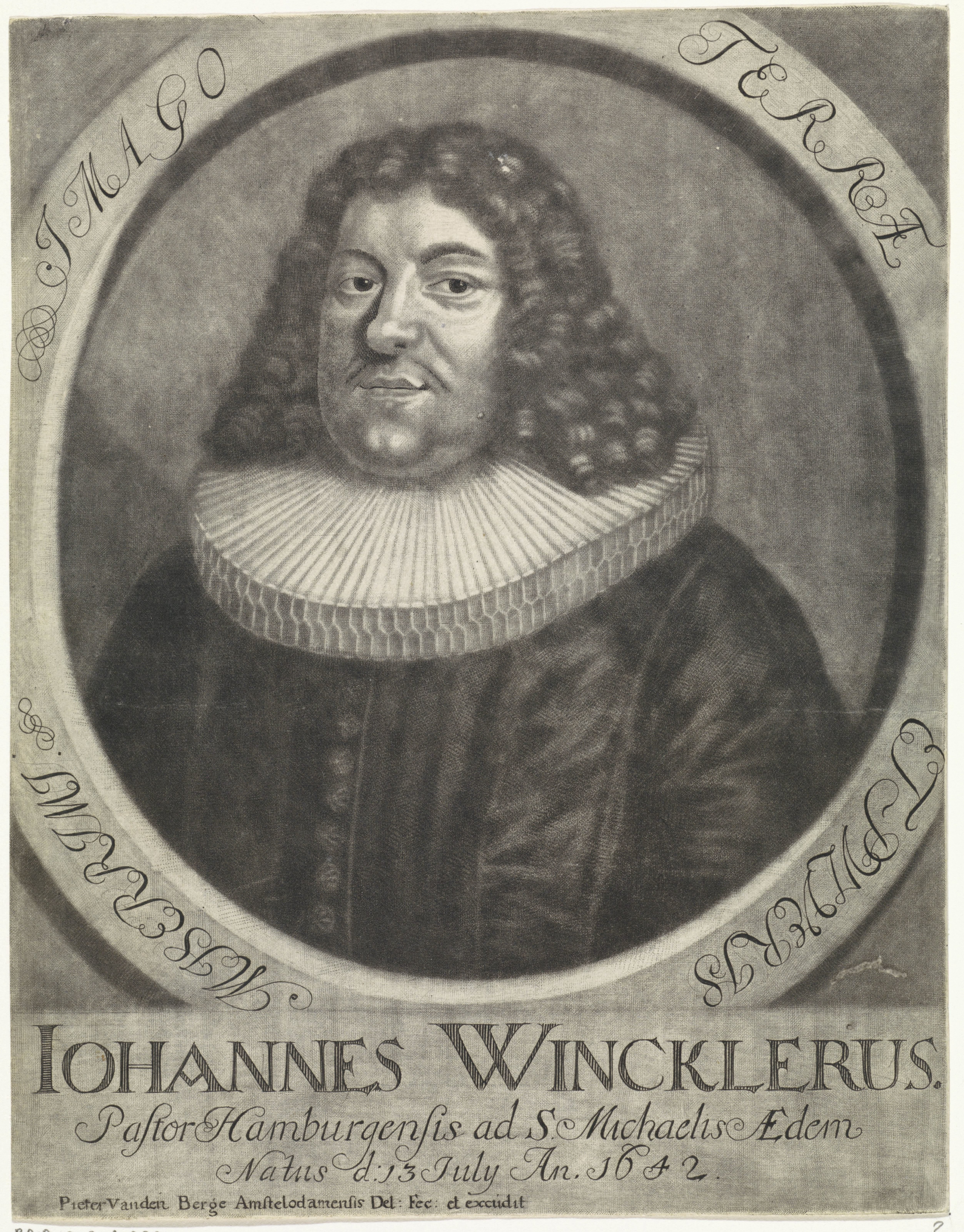 Portret van Johann Winckler