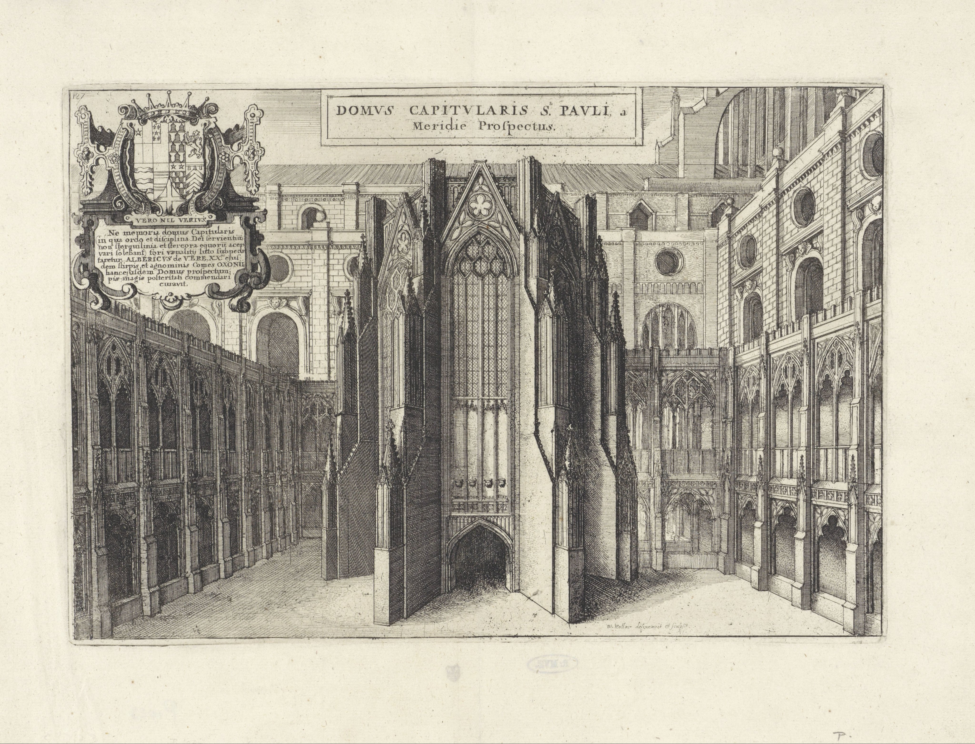 Kapittelhuis van de Saint Paul's Cathedral in Londen