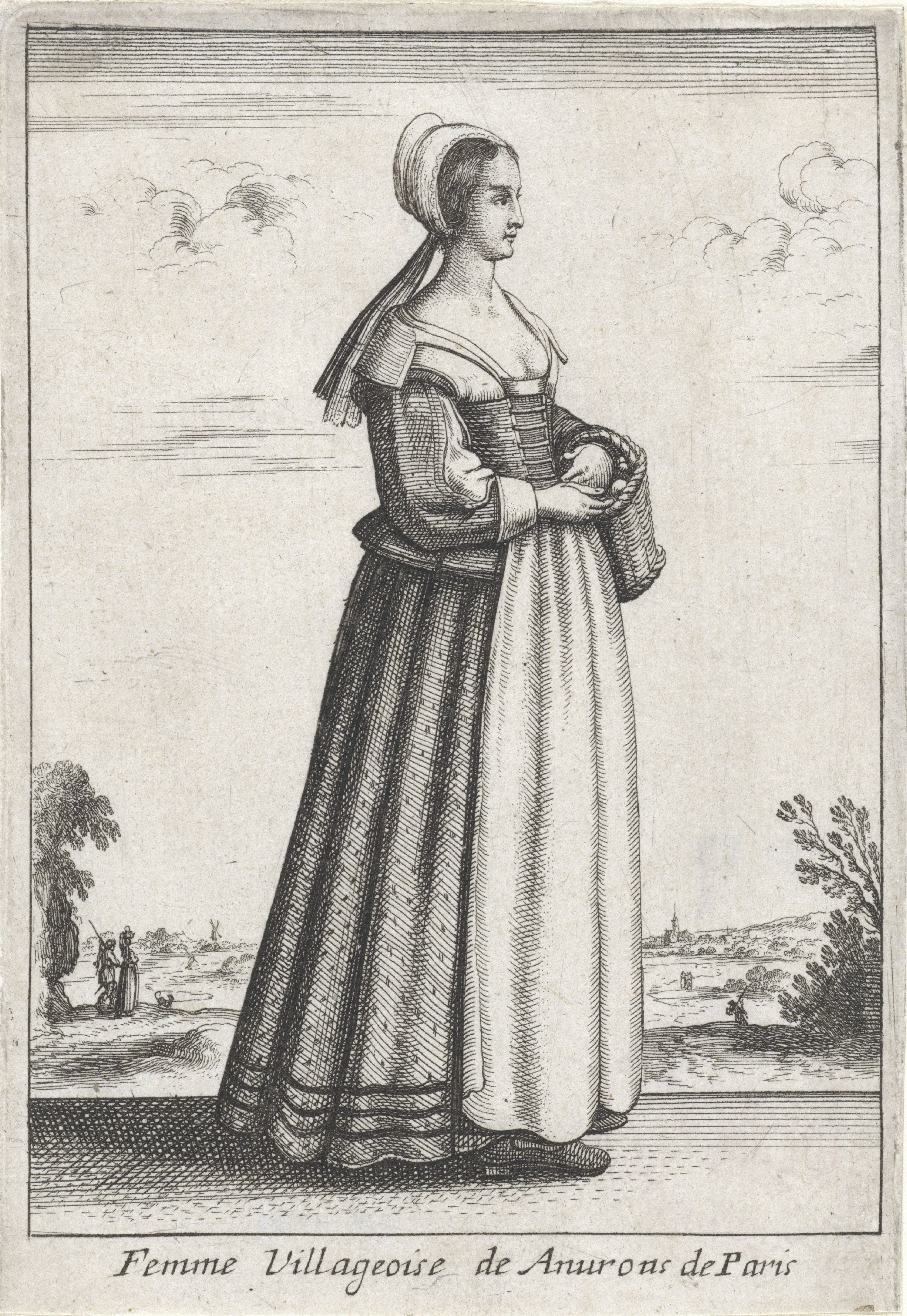 Femme Villageoise de Anurons de Paris