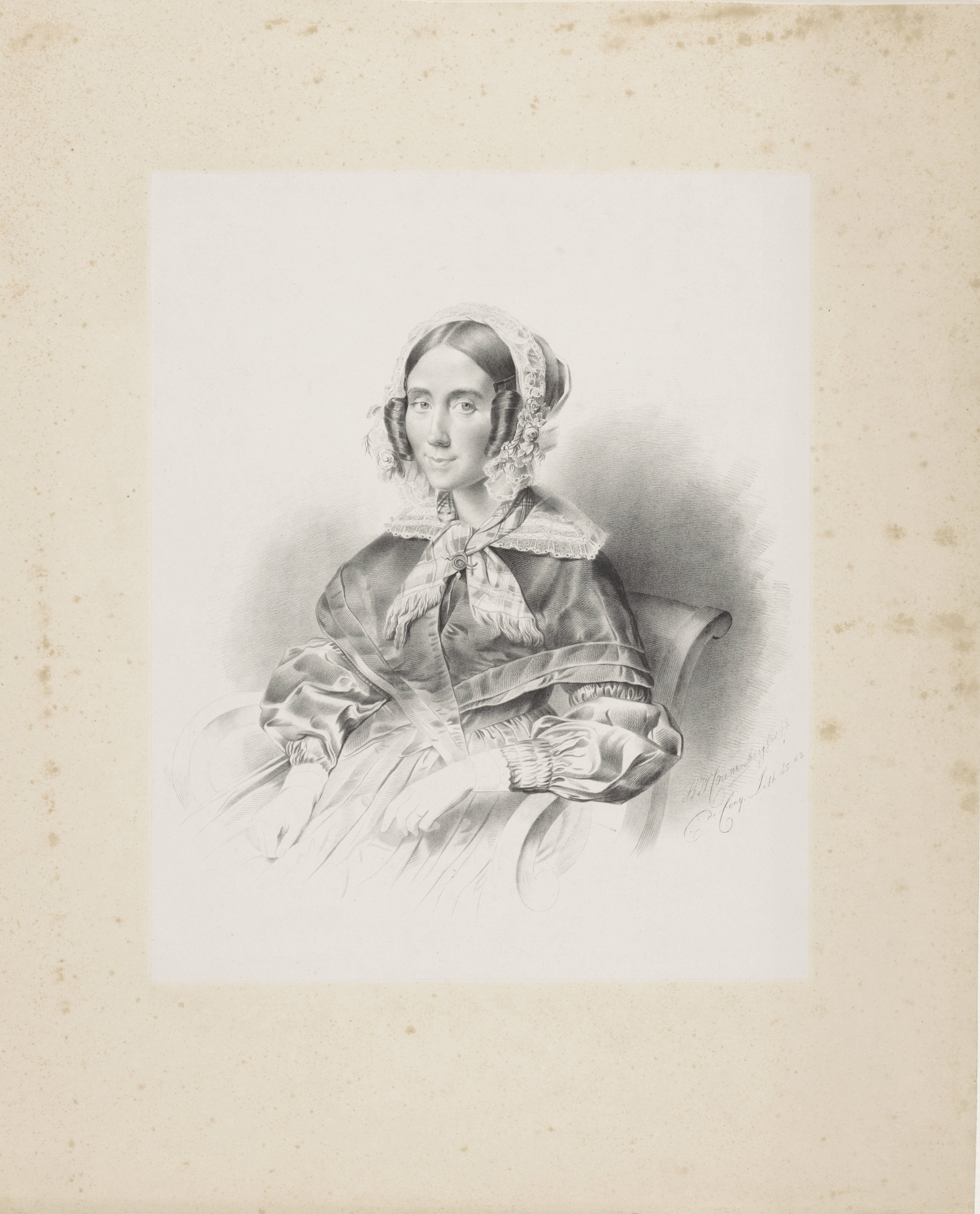Portret van een onbekende vrouw