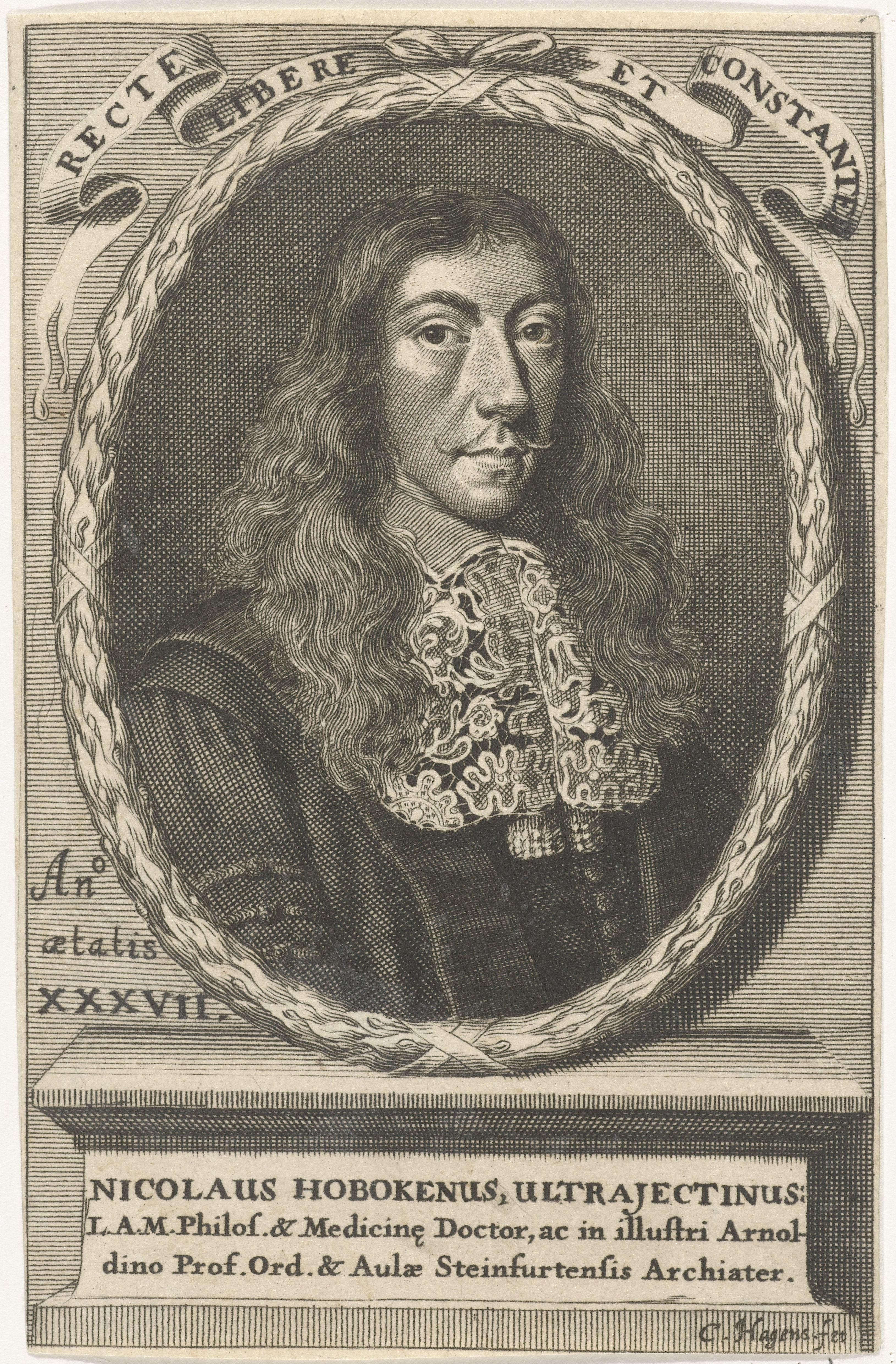 Portret van Nicolaas Hoboken
