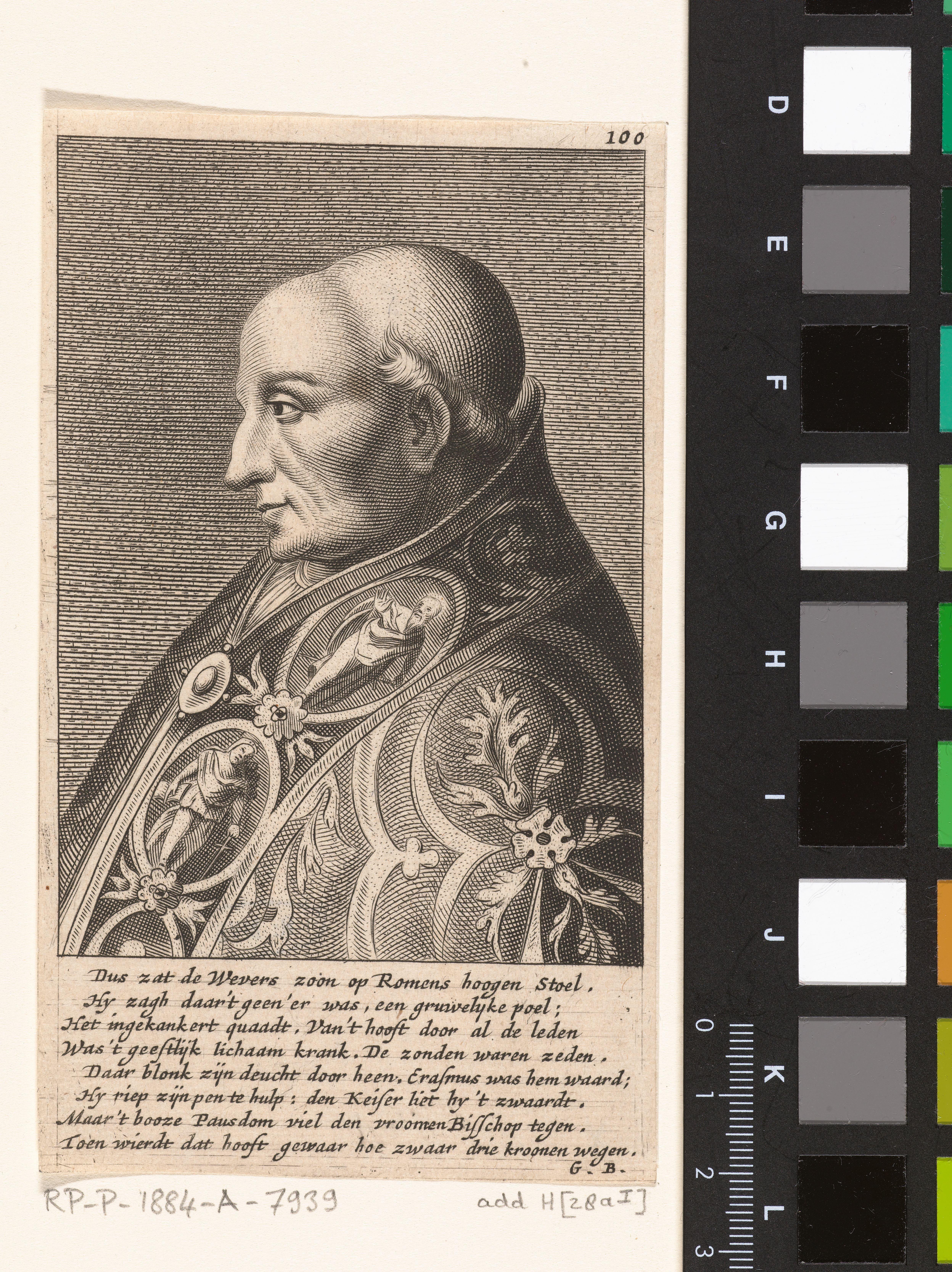 Portret van paus Adrianus VI