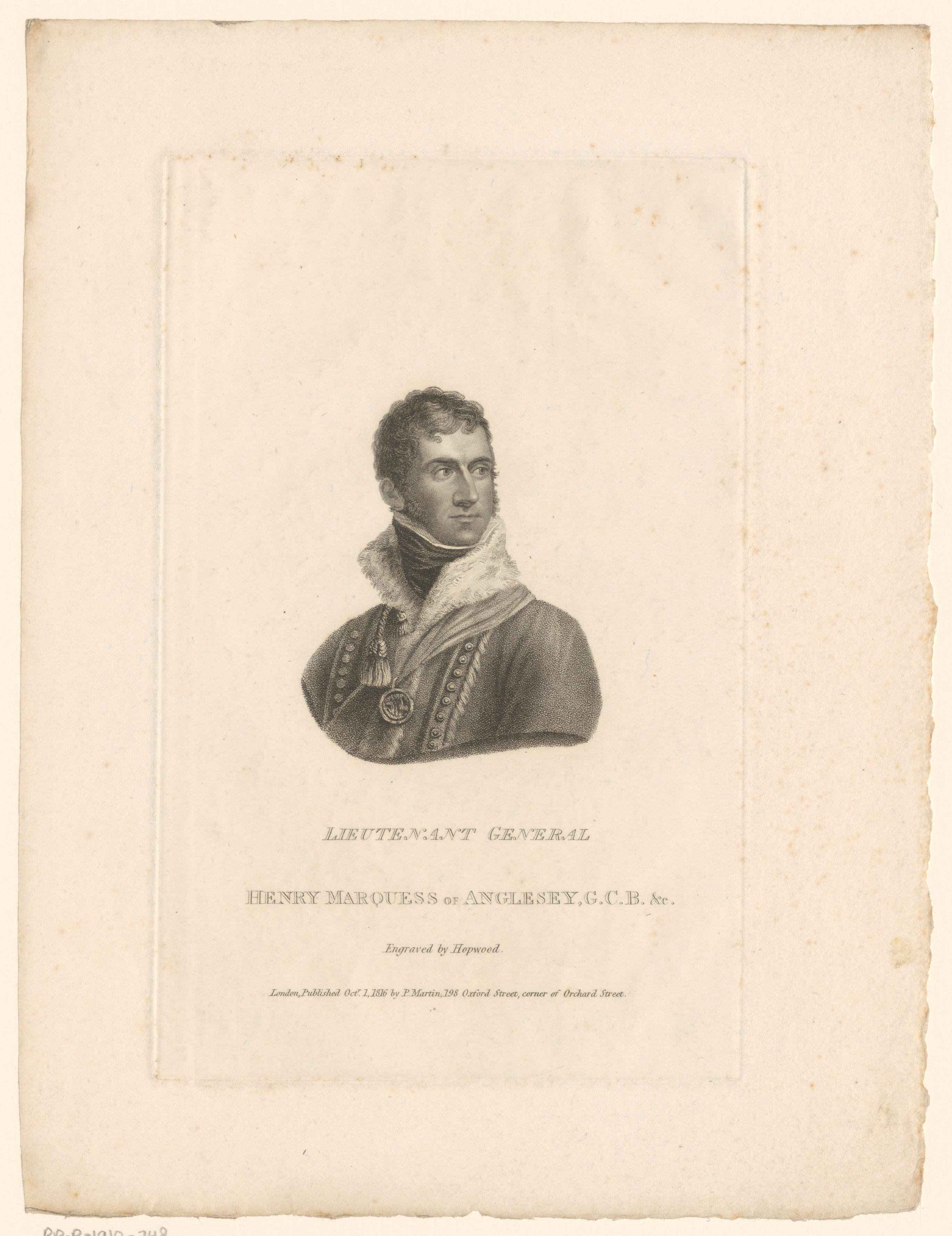 Portret van Henry Paget