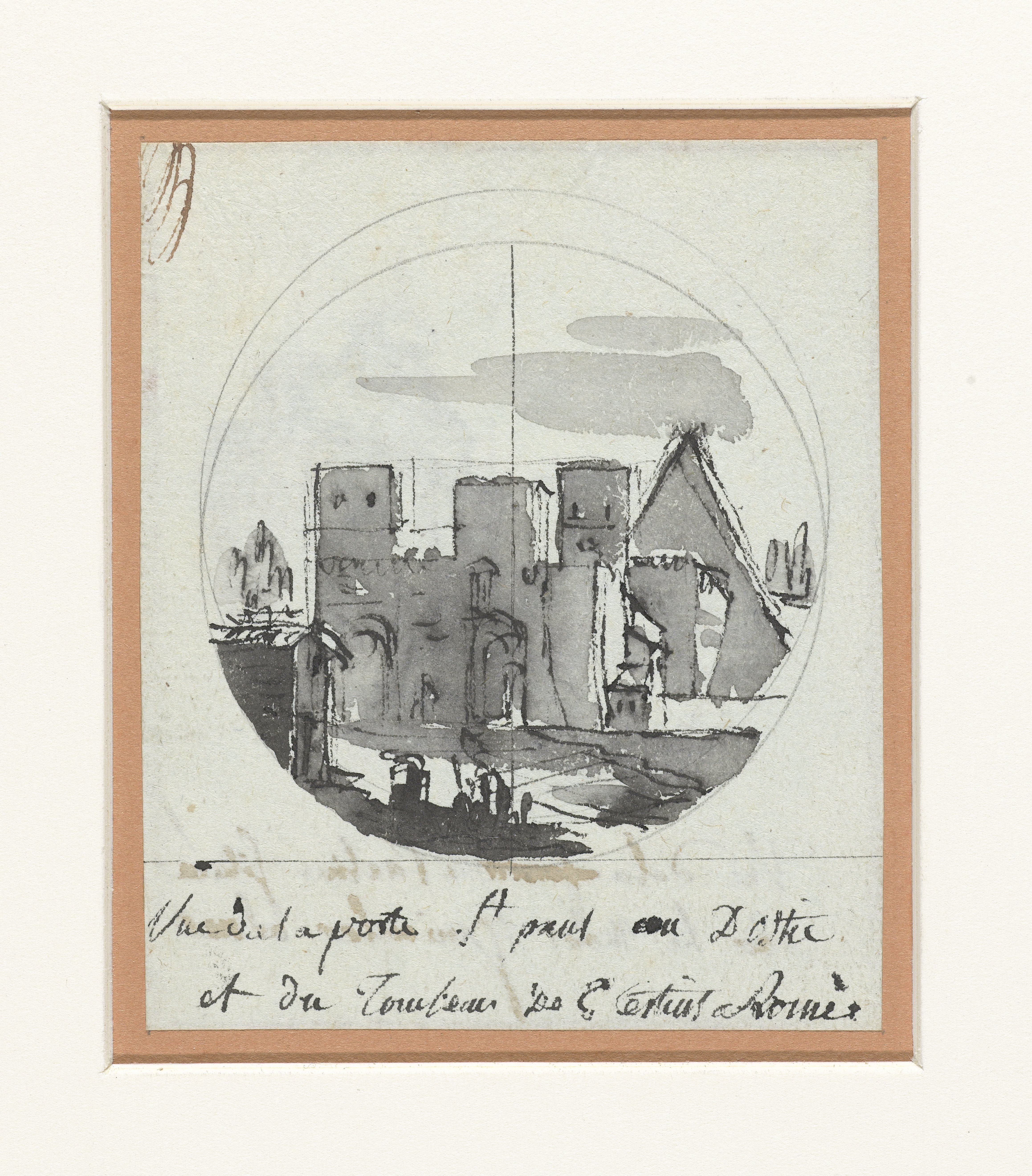 De Porta Ostiense en de pyramide van Cestius
