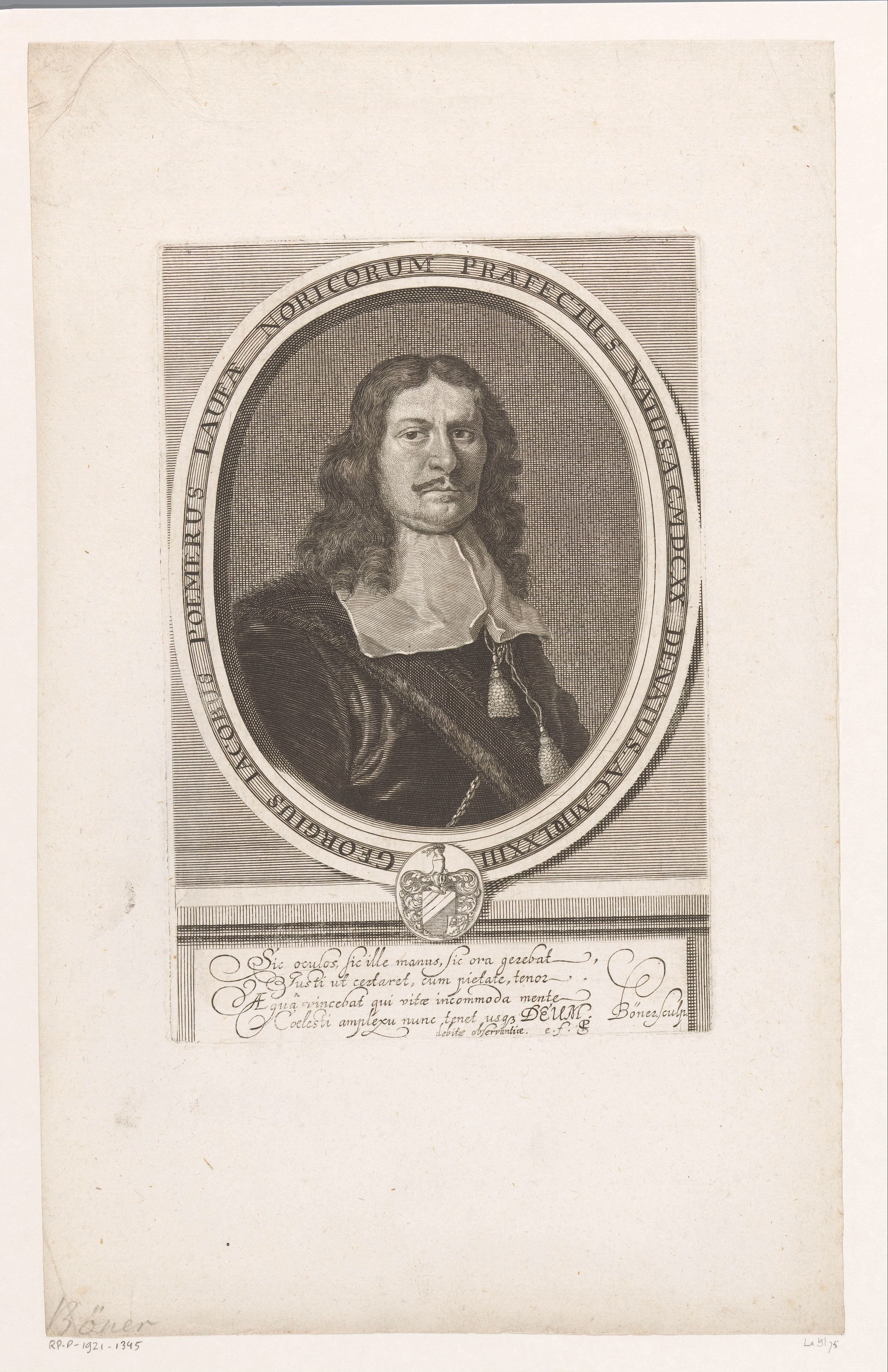 Portret van Georg Jacob Pömer