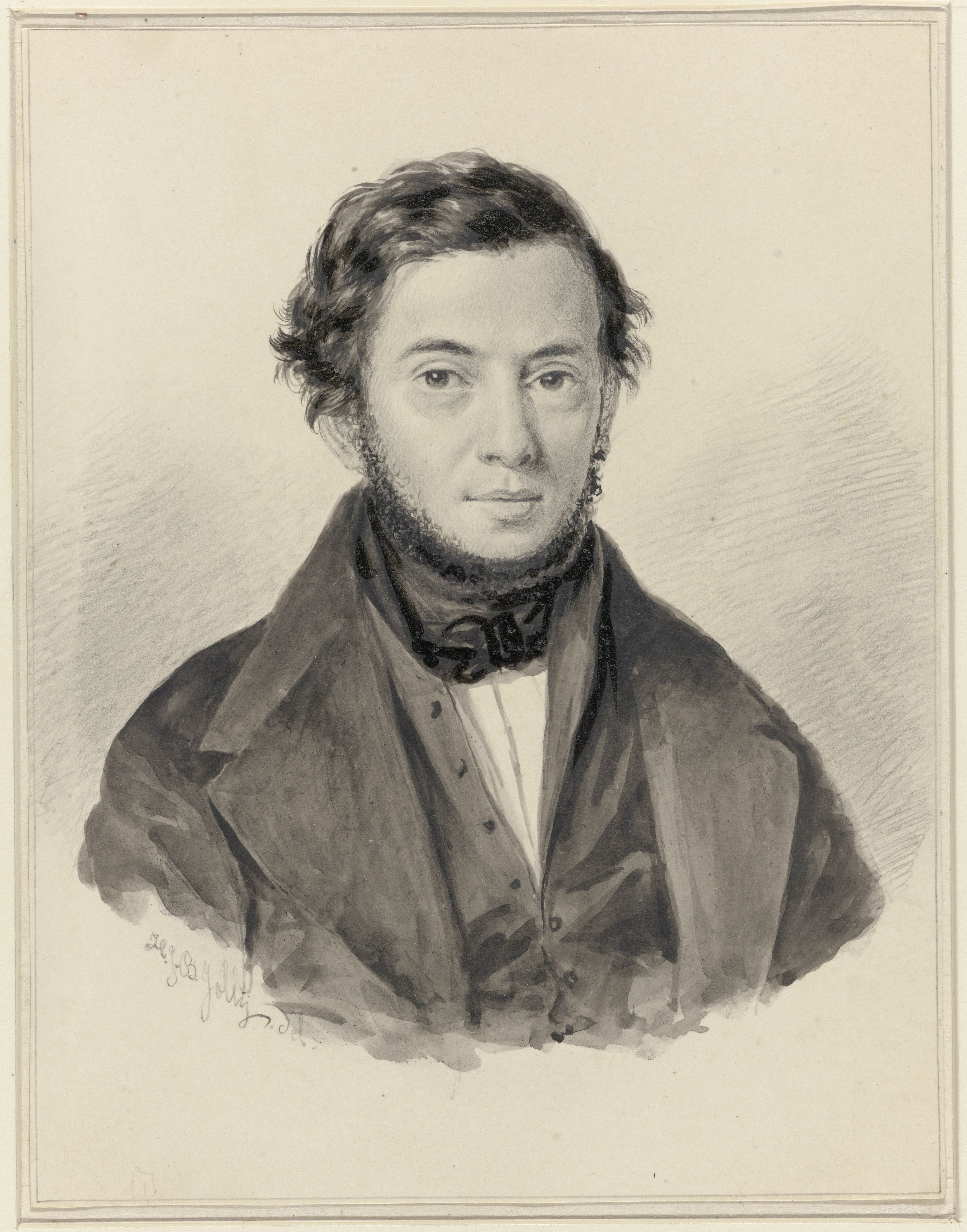 Portret van Jacobus Theodorus Abels