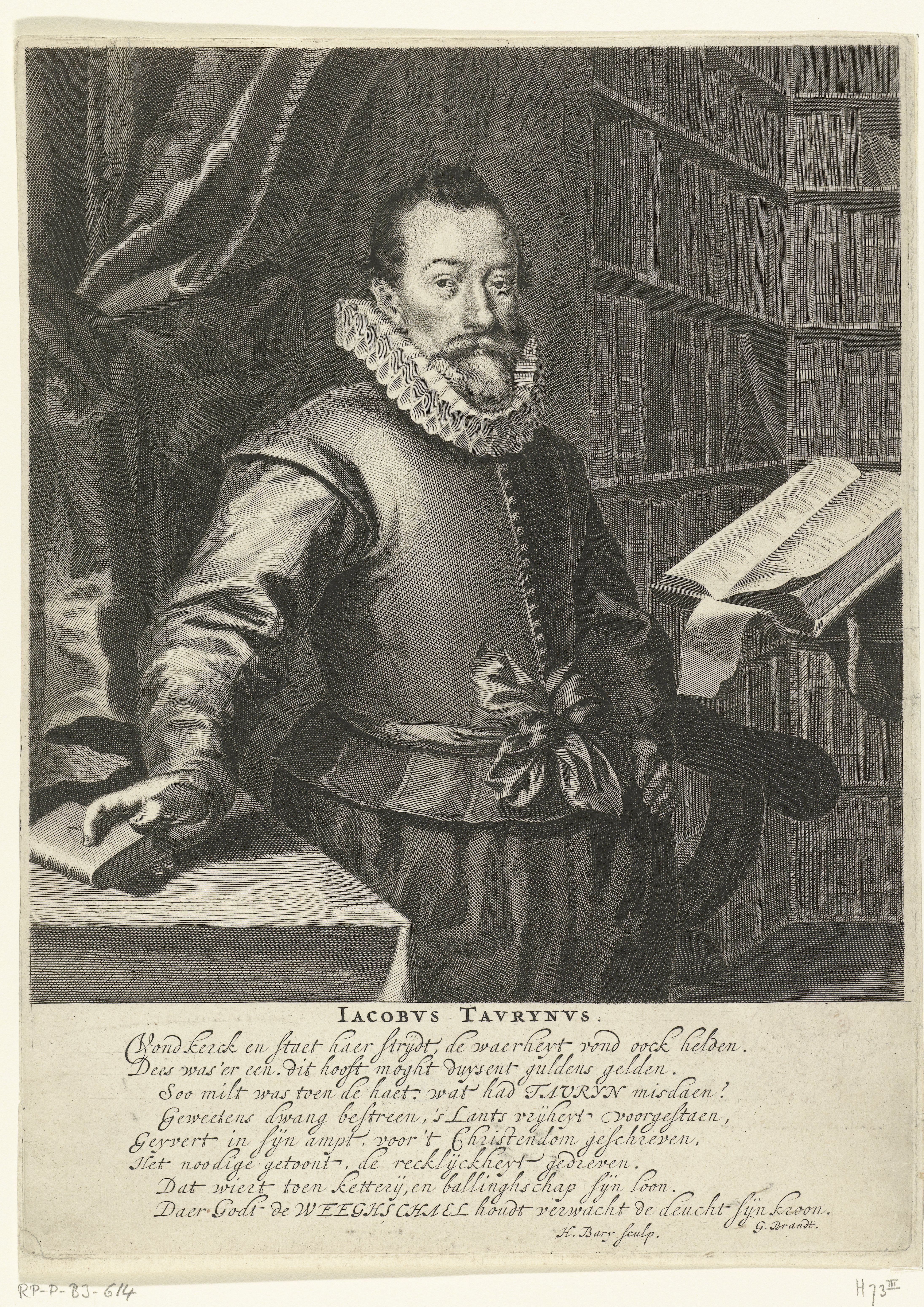 Portret van Jacobus Taurinus