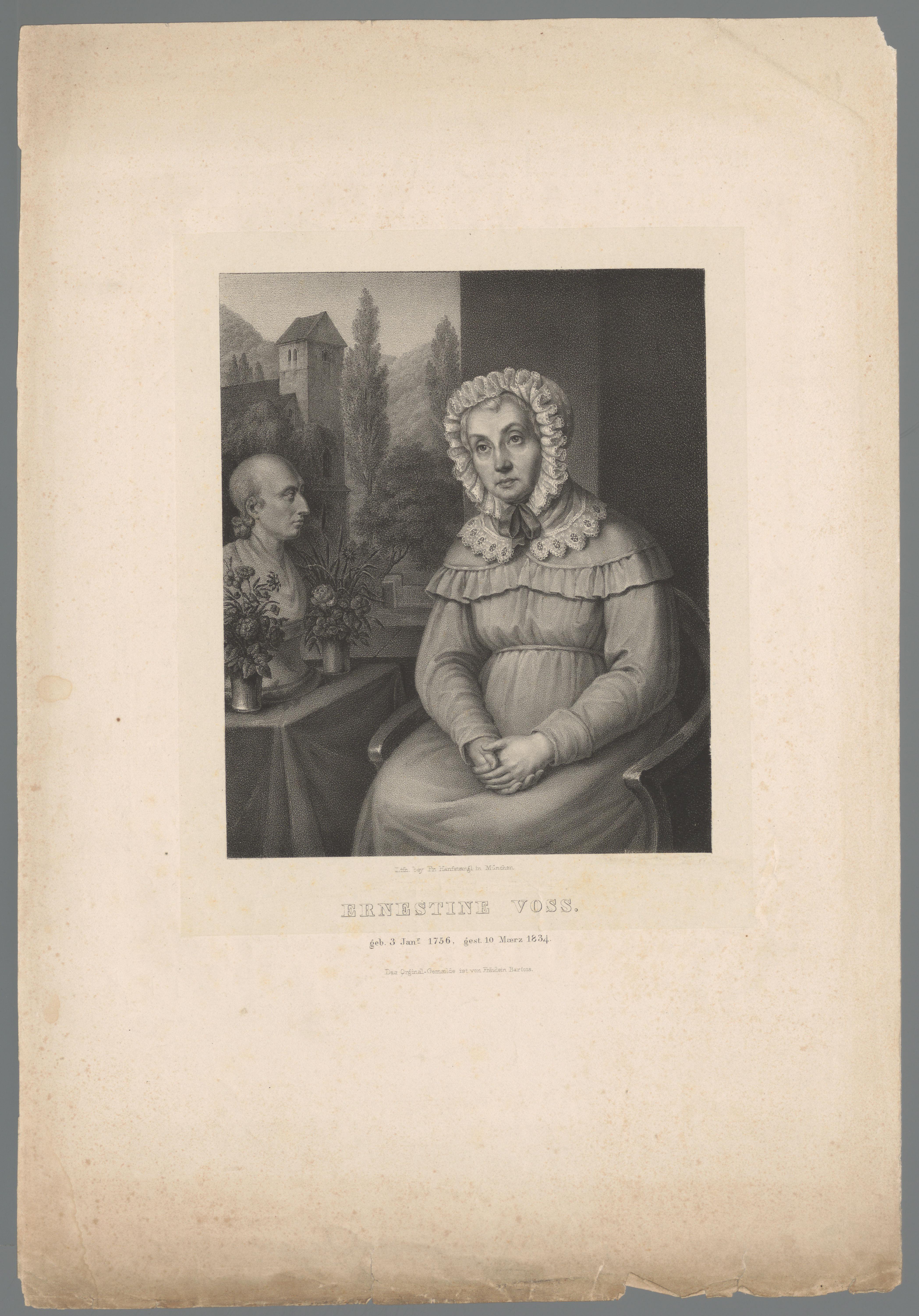 Portret van Ernestine Voss