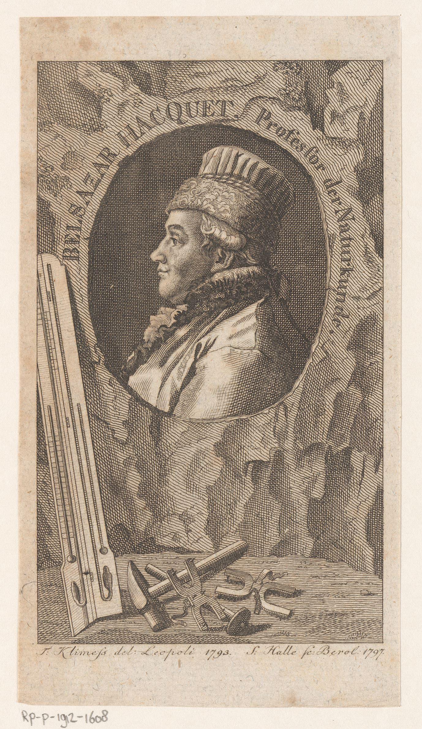 Portret van Balthasar Hacquet