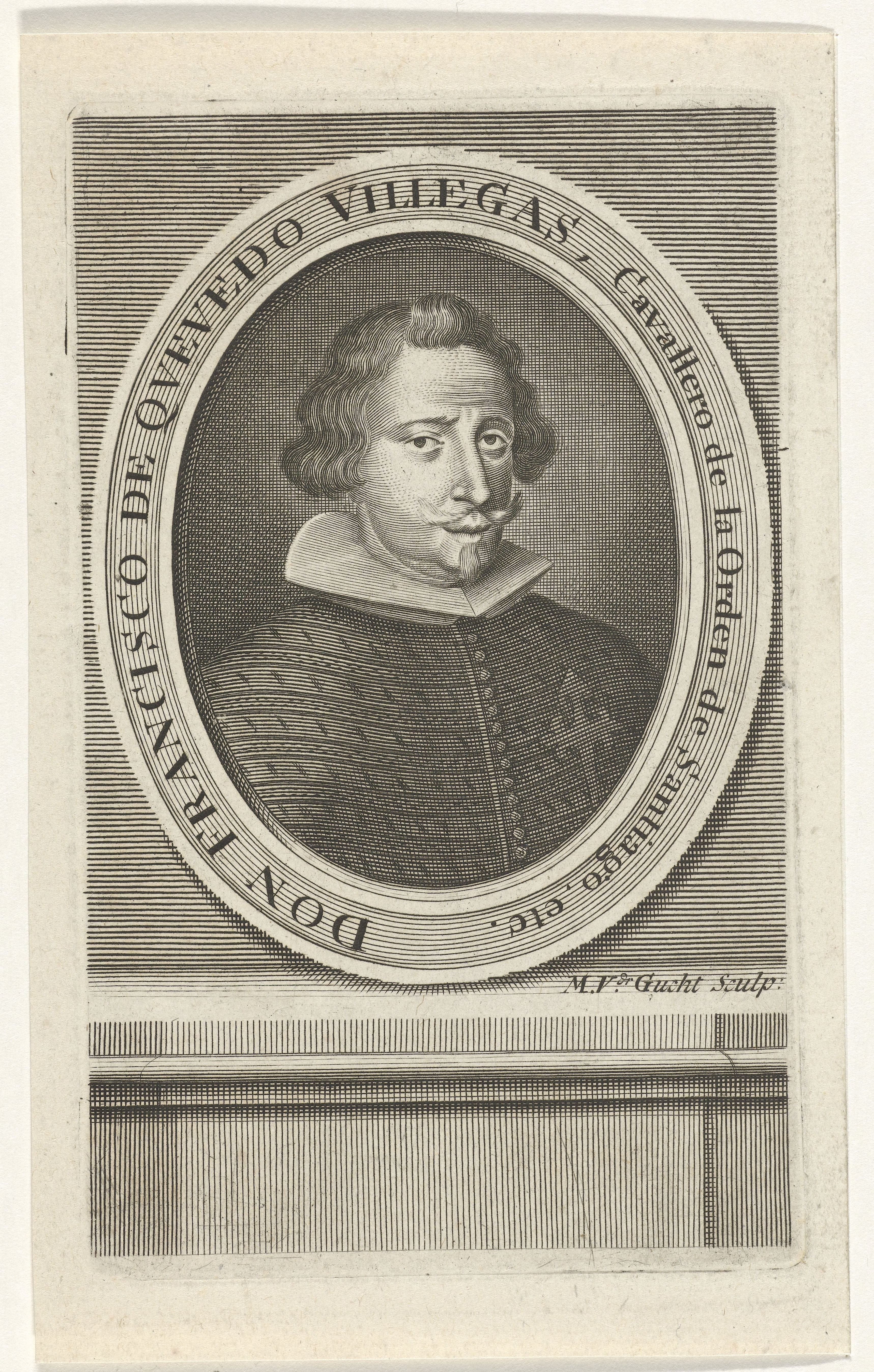 Portret van Don Francisco de Quevedo Villegas