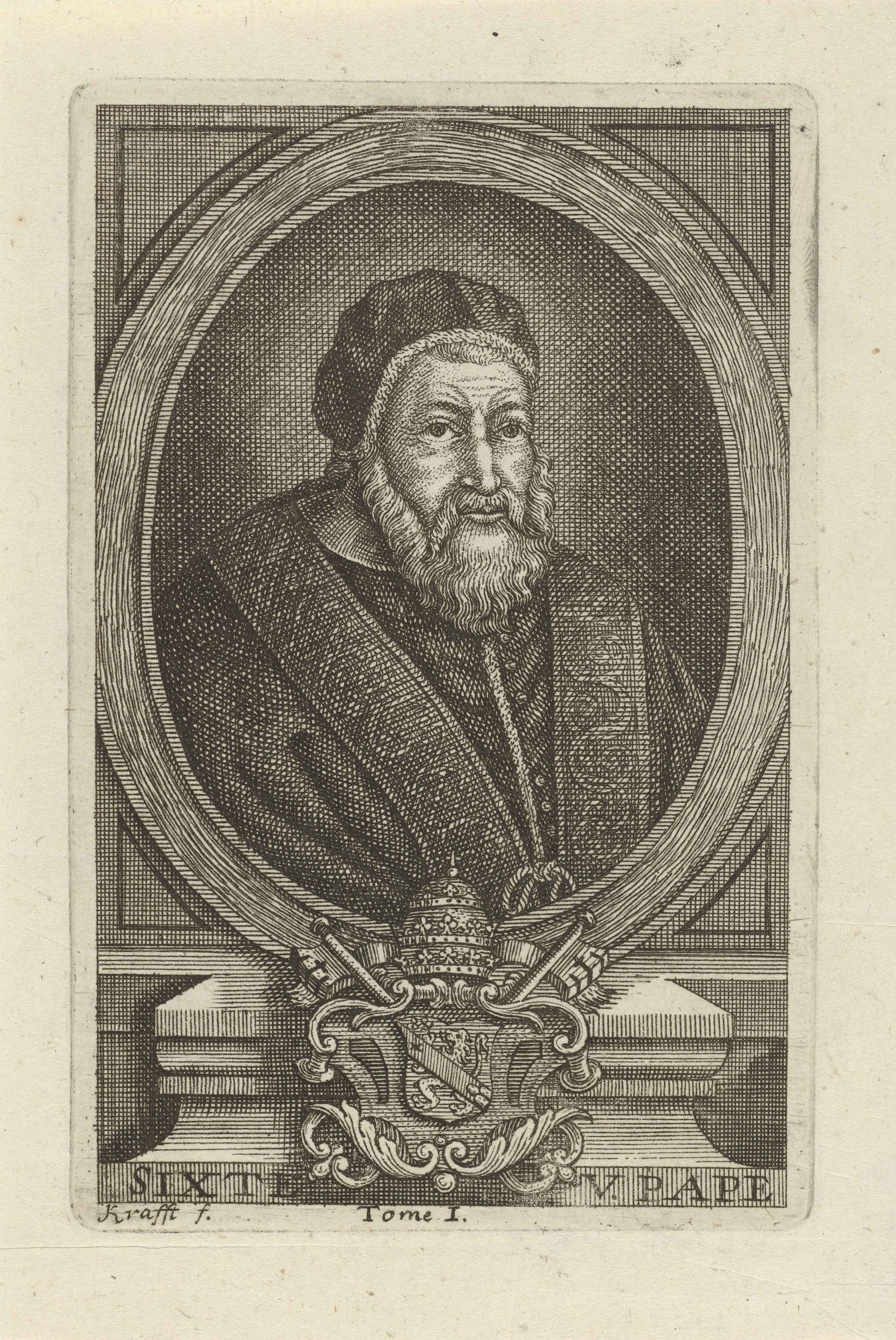 Portret van Sixtus V