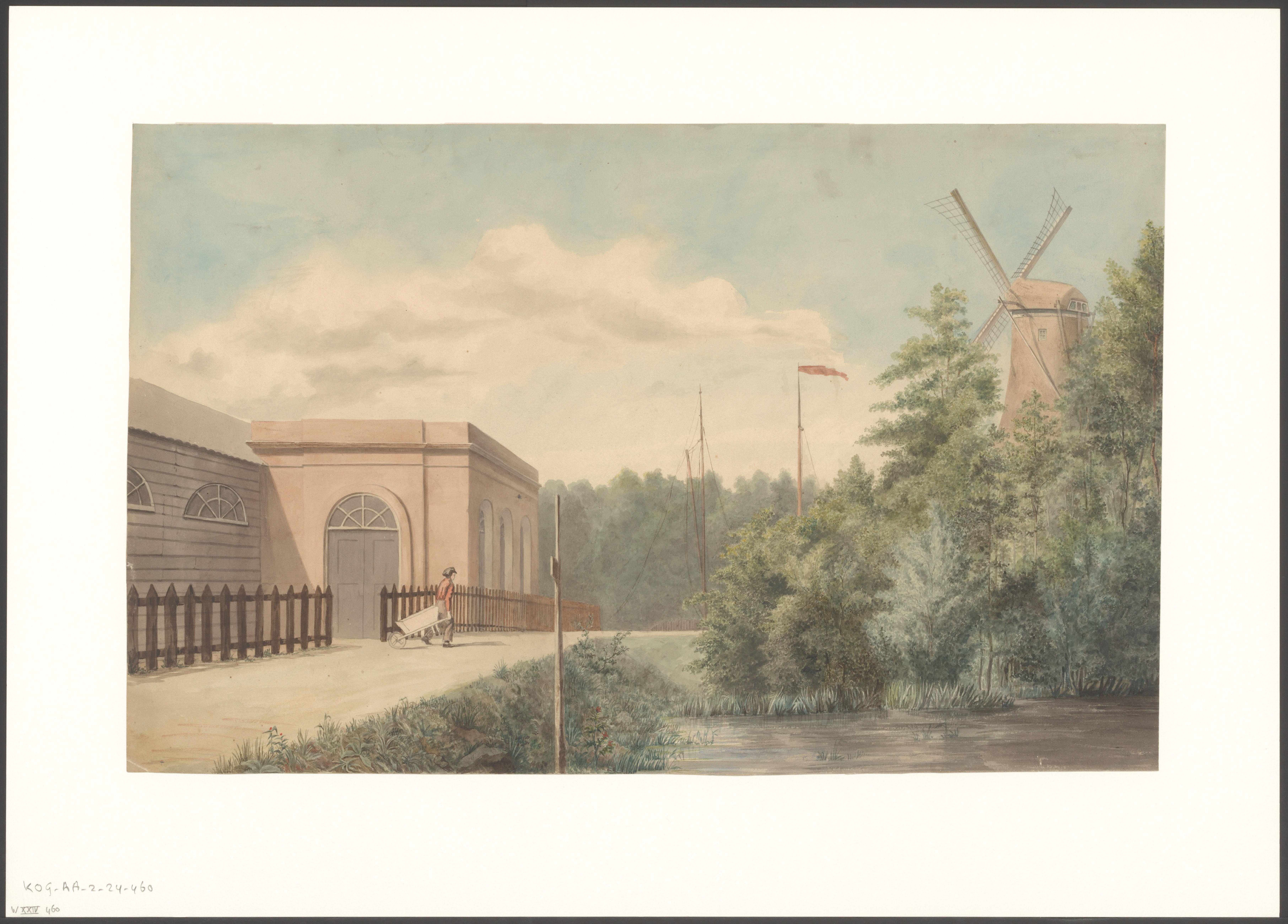 Gezicht op de Lijnbaansgracht